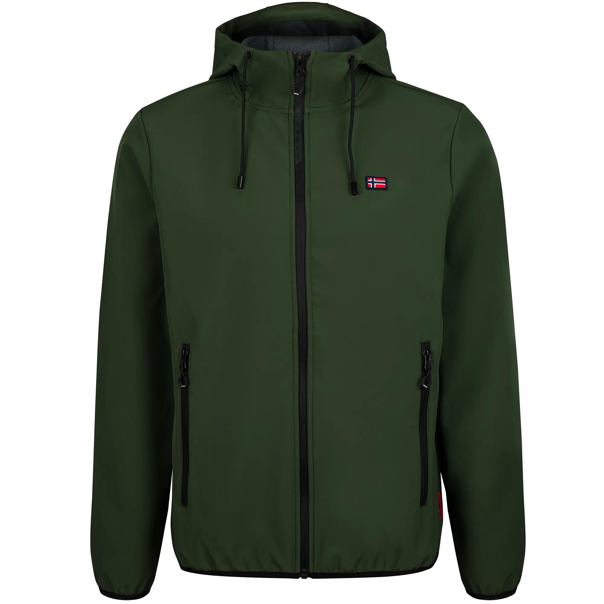 Pánská nepromokavá softshellová turistická bunda Norway 3/7