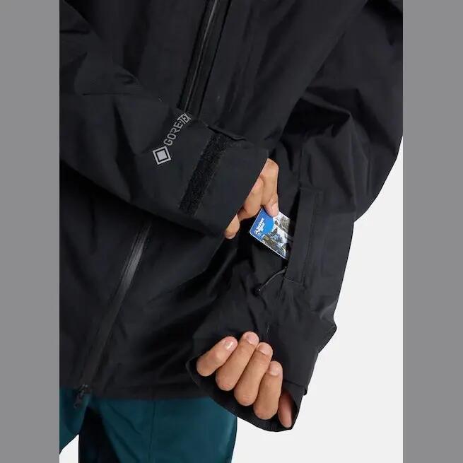 Casaco de snowboard com capuz Burton Pillowline Preto Verdadeiro 4/4