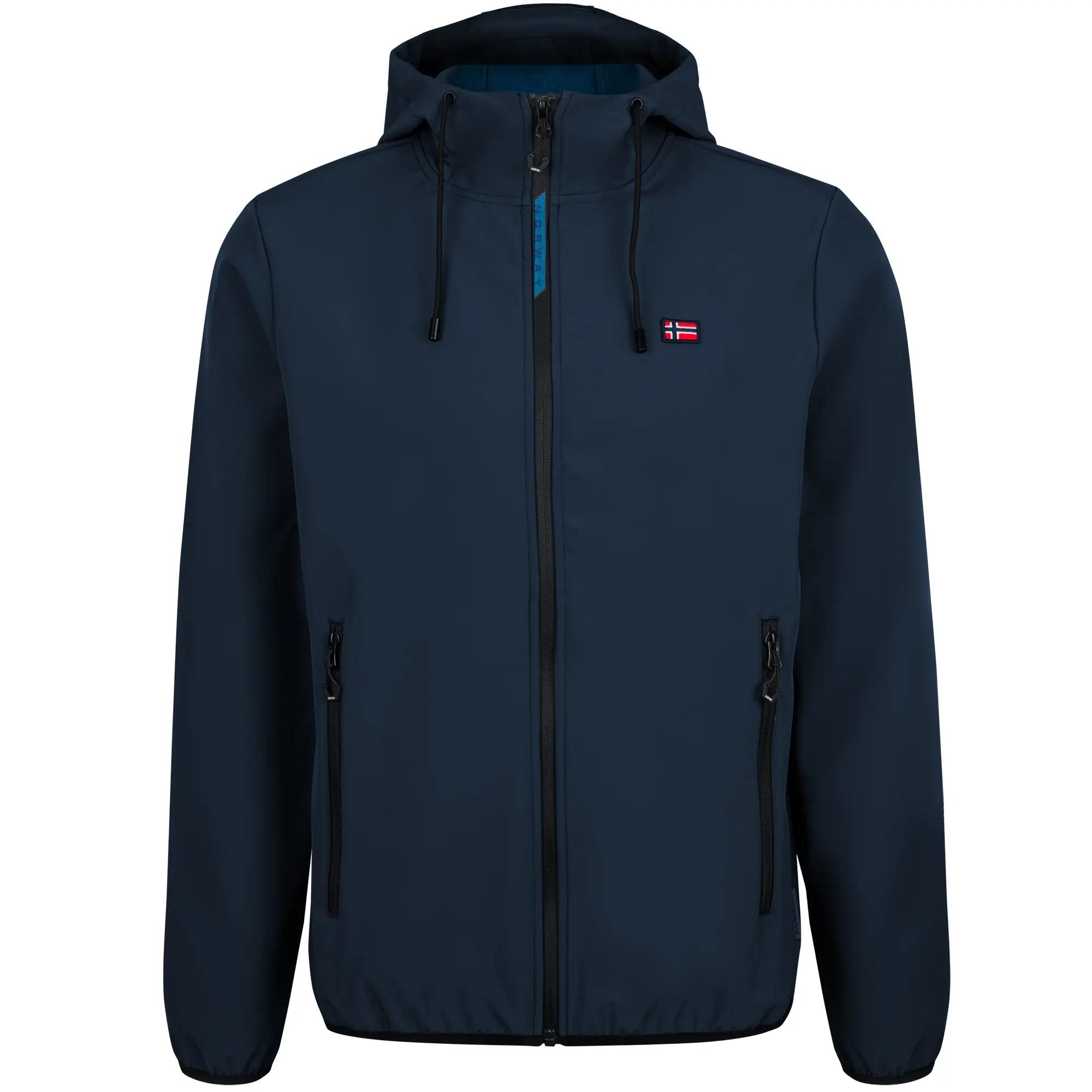Pánská nepromokavá softshellová turistická bunda Norway 3/7