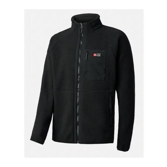 Chaqueta polar - Hombre - Sherpa reciclado - Triton - Negro