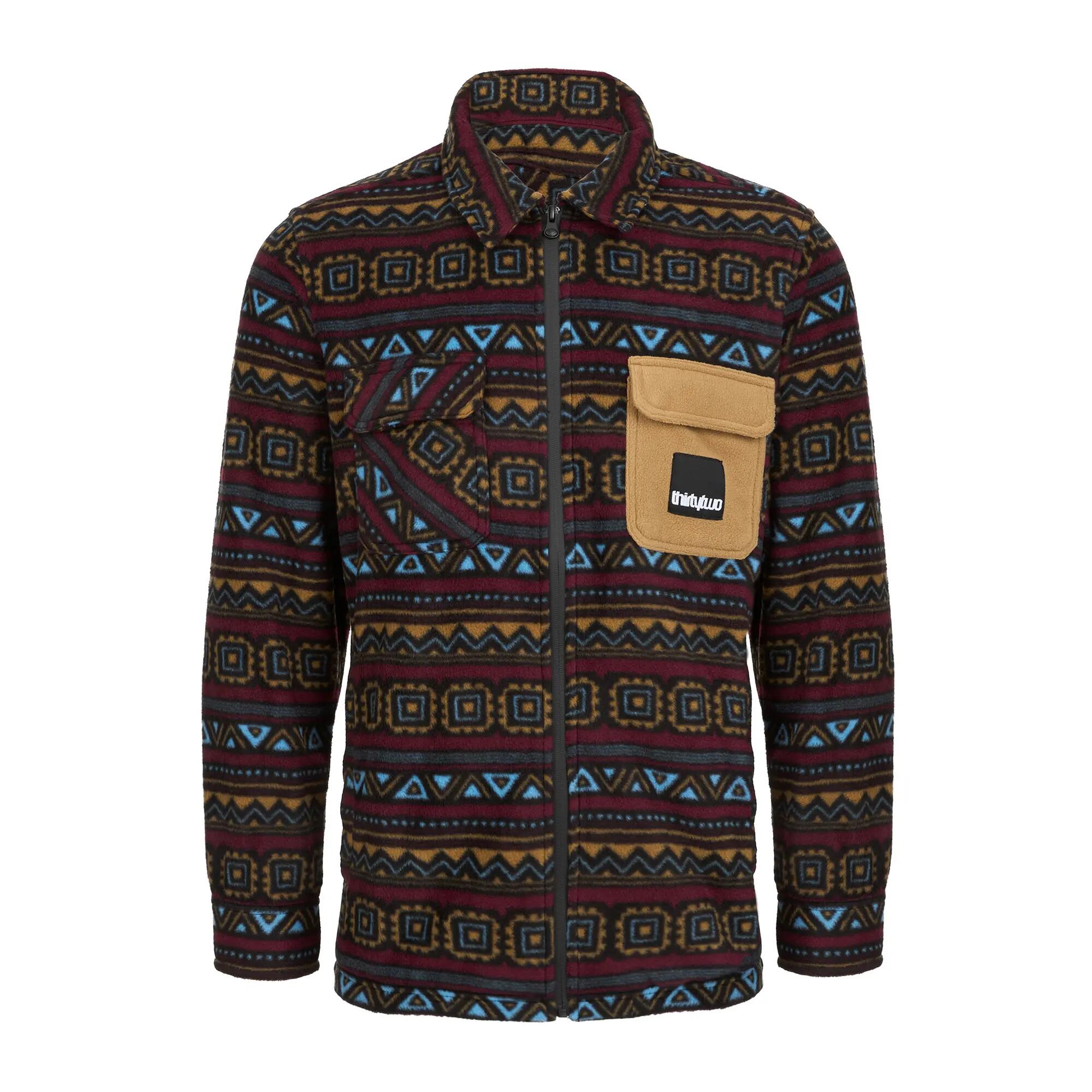 Camicia da uomo ThirtyTwo Rest Stop Zip Up 5/5