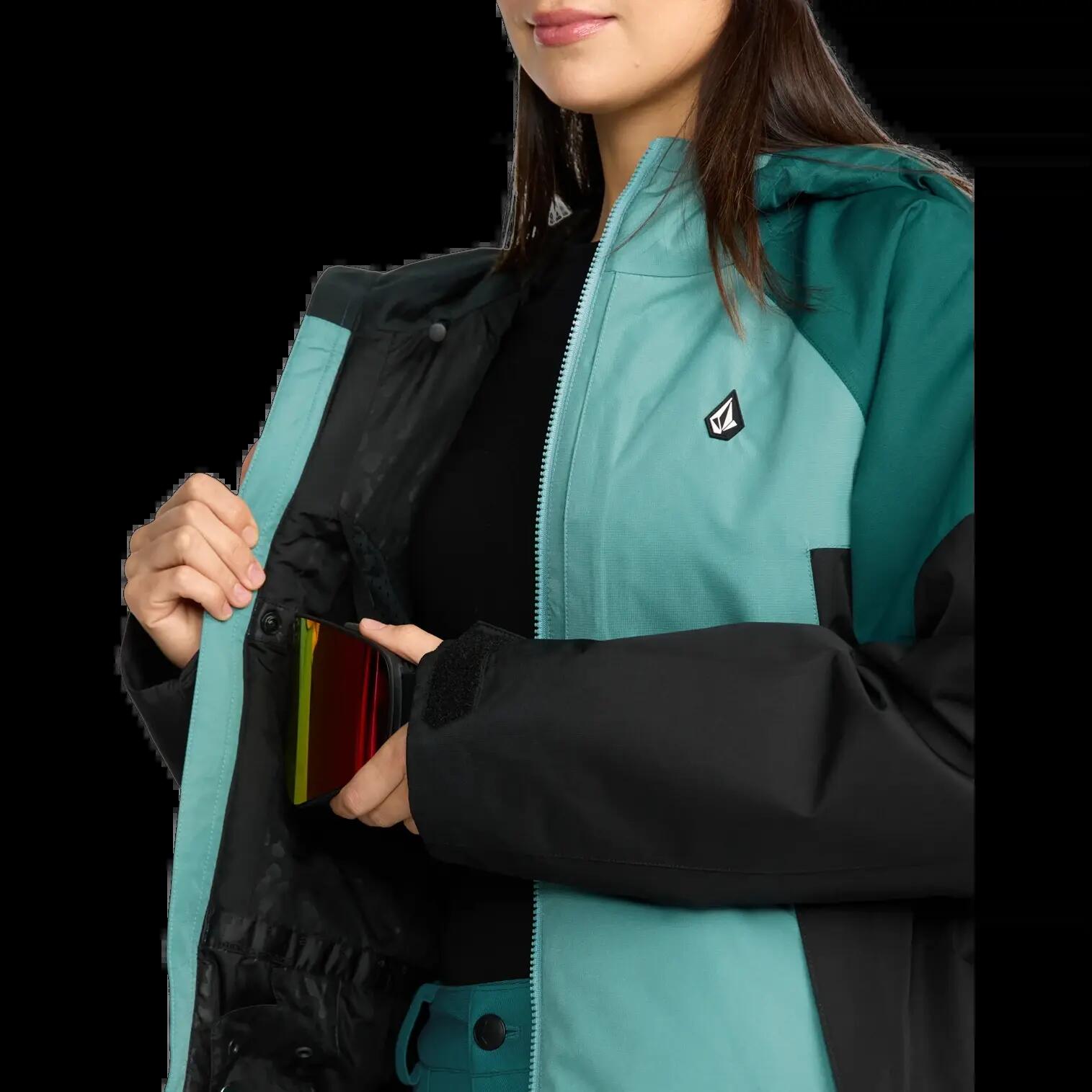 Veste de snowboard Volcom AGATE INS Bleu Arctique 7/7