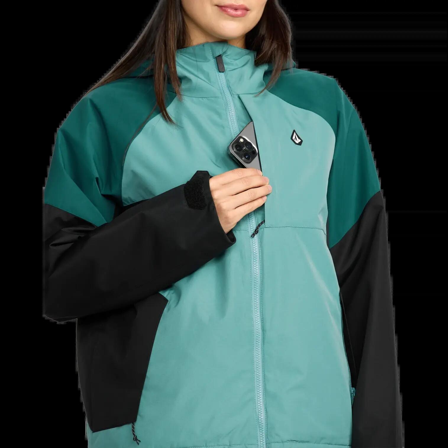Veste de snowboard Volcom AGATE INS Bleu Arctique 6/7
