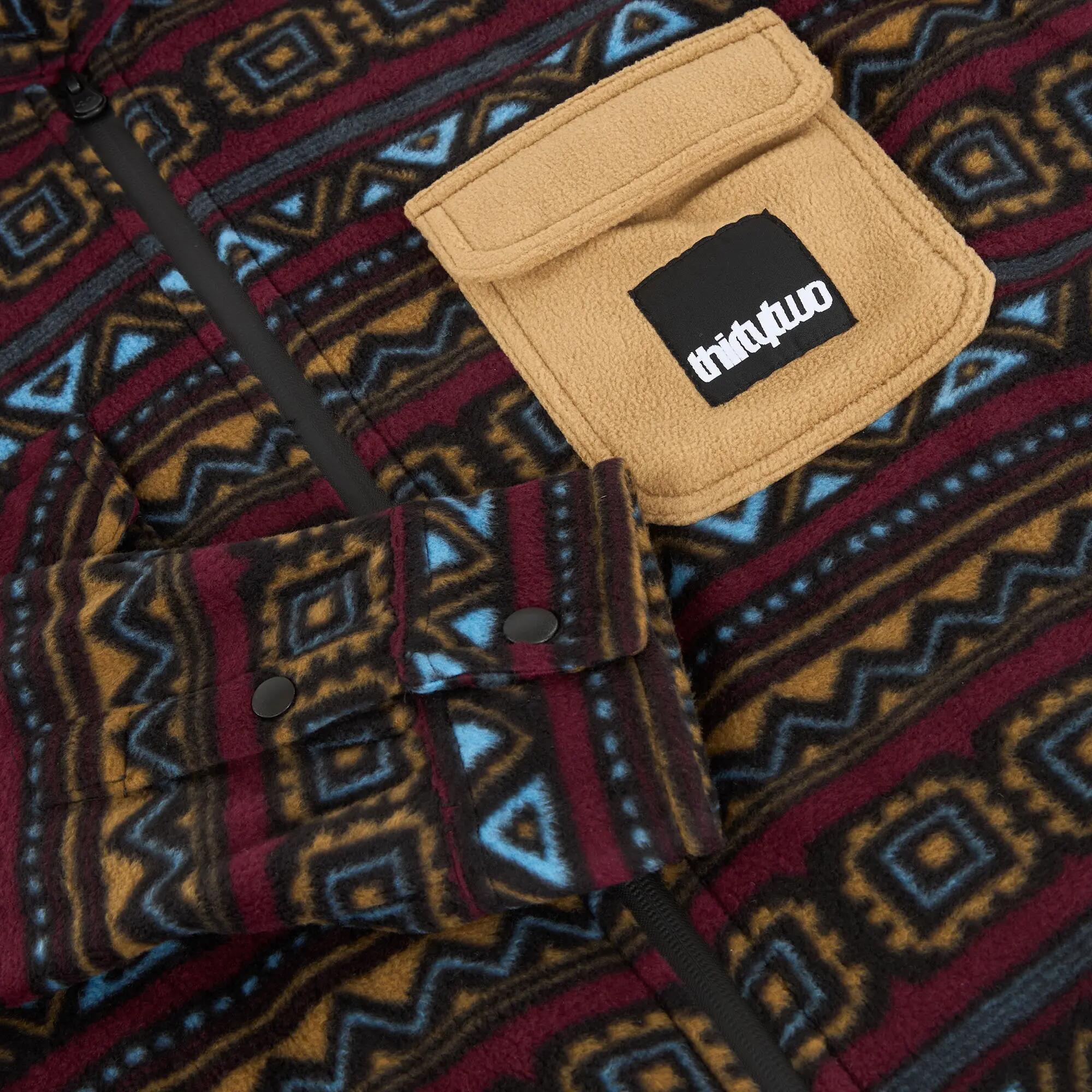 Camicia da uomo ThirtyTwo Rest Stop Zip Up 3/5