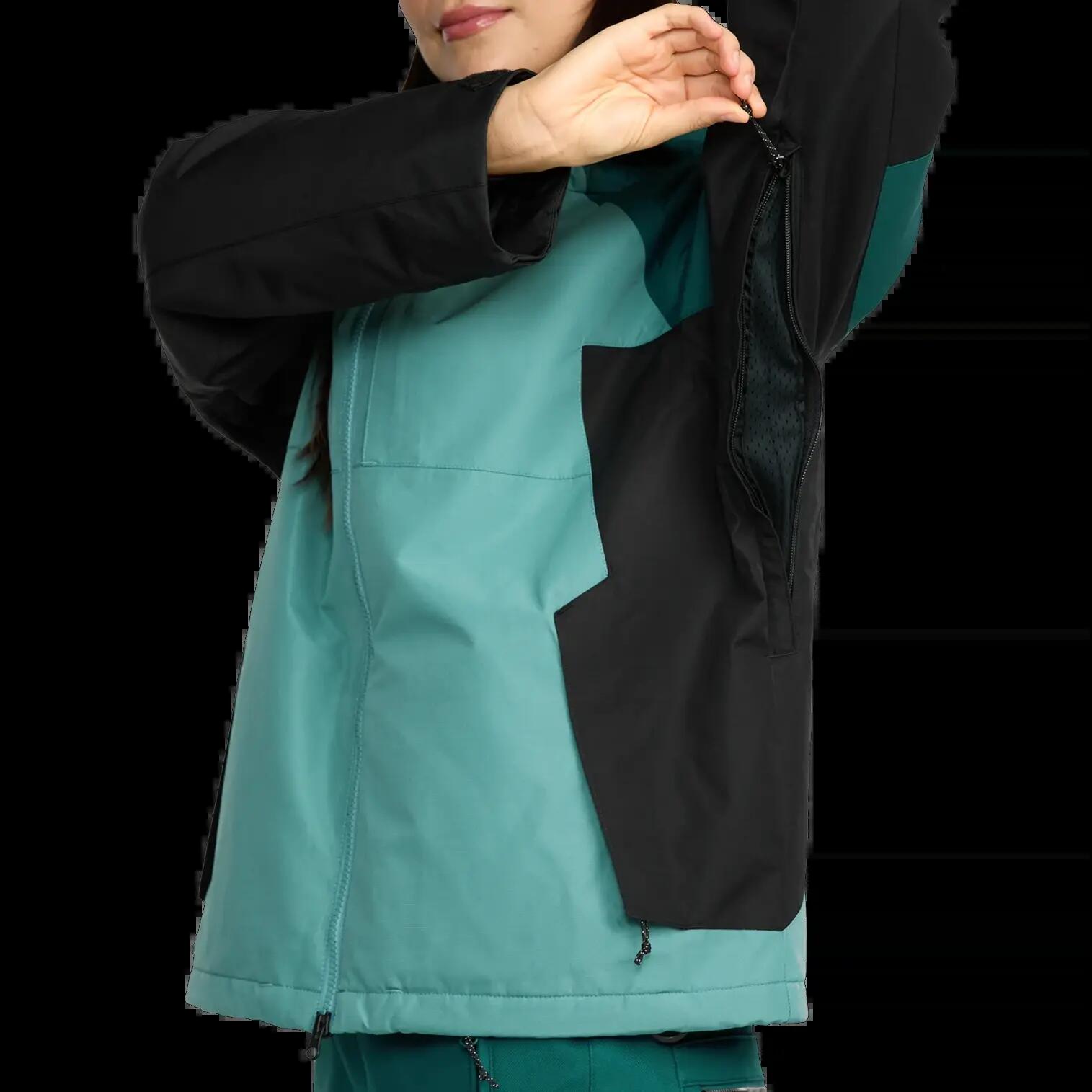 Veste de snowboard Volcom AGATE INS Bleu Arctique 5/7