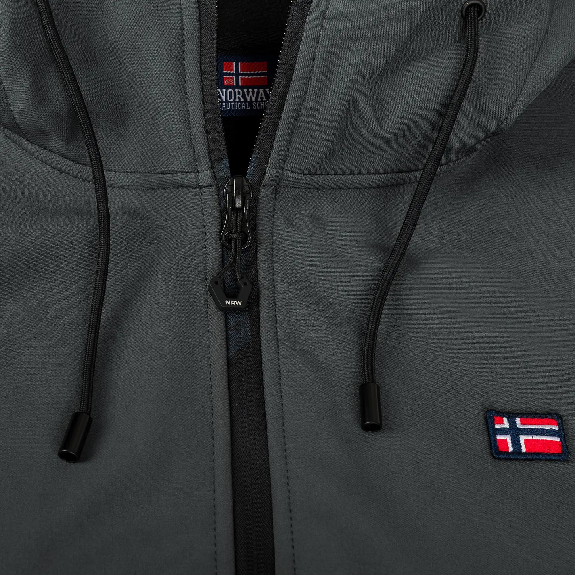 Pánská nepromokavá softshellová turistická bunda Norway 5/7