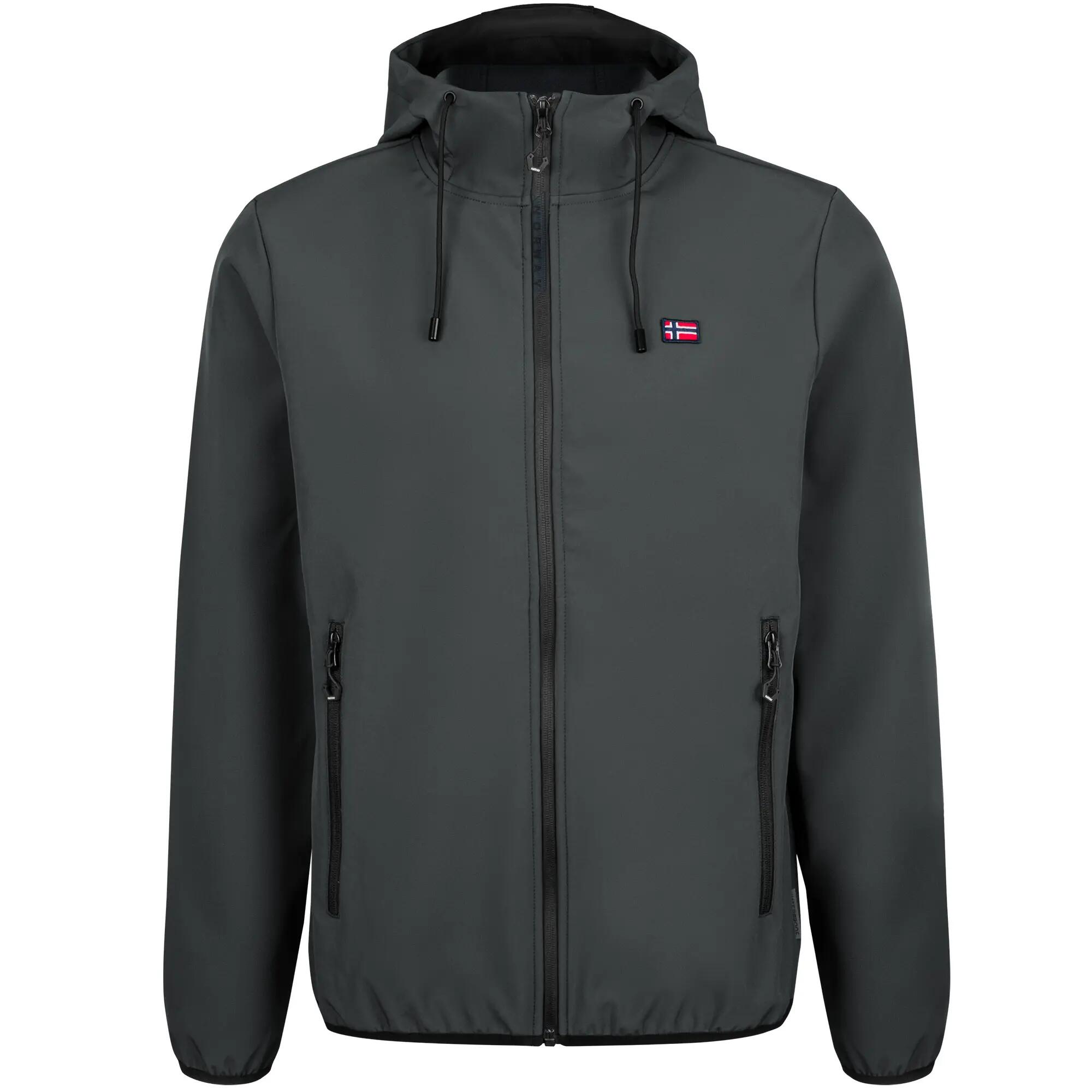 Pánská nepromokavá softshellová turistická bunda Norway 3/7