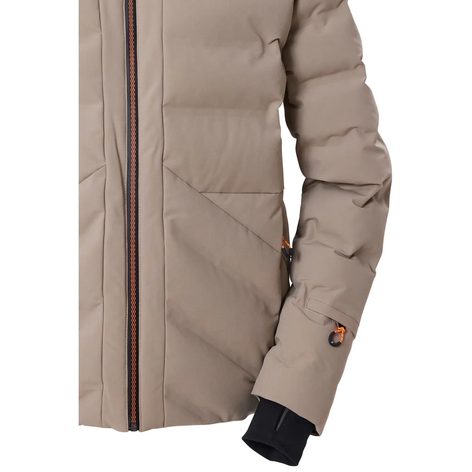 Herren Skijacke Steppjacke mit Kapuze und Schneefang 4/6