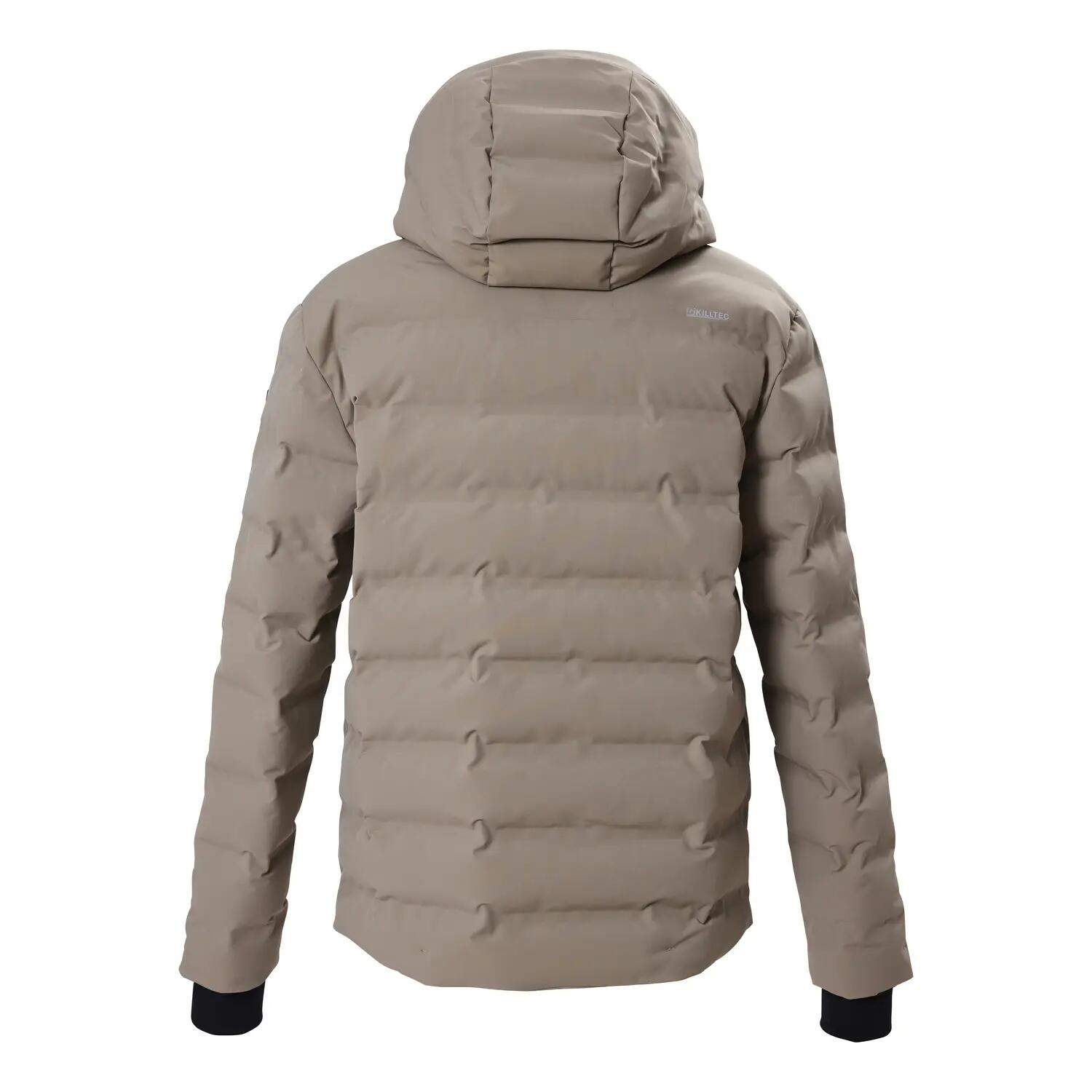 Herren Skijacke Steppjacke mit Kapuze und Schneefang 2/6