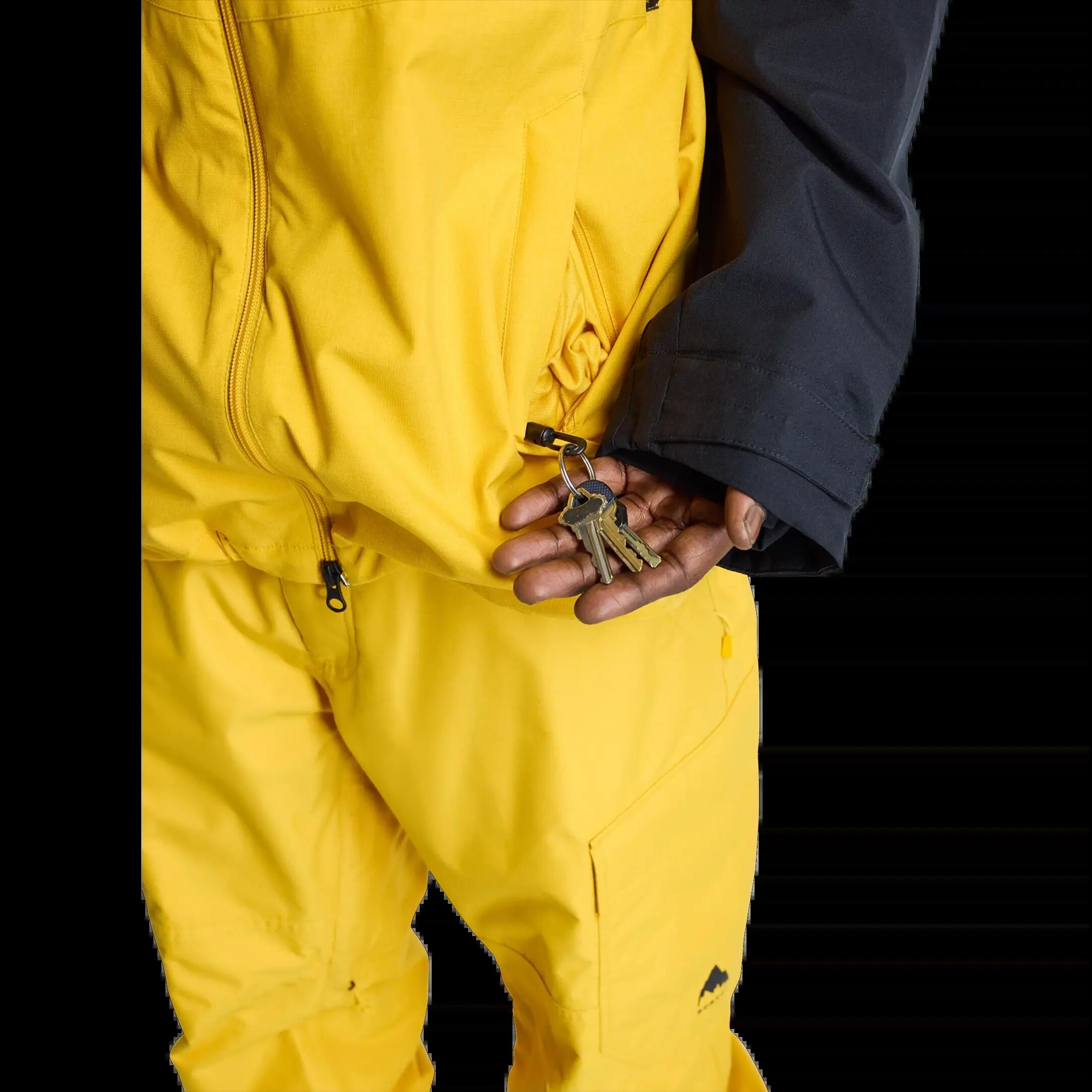 Casaco de snowboard Burton Lodgepole Preto Dourado 6/8