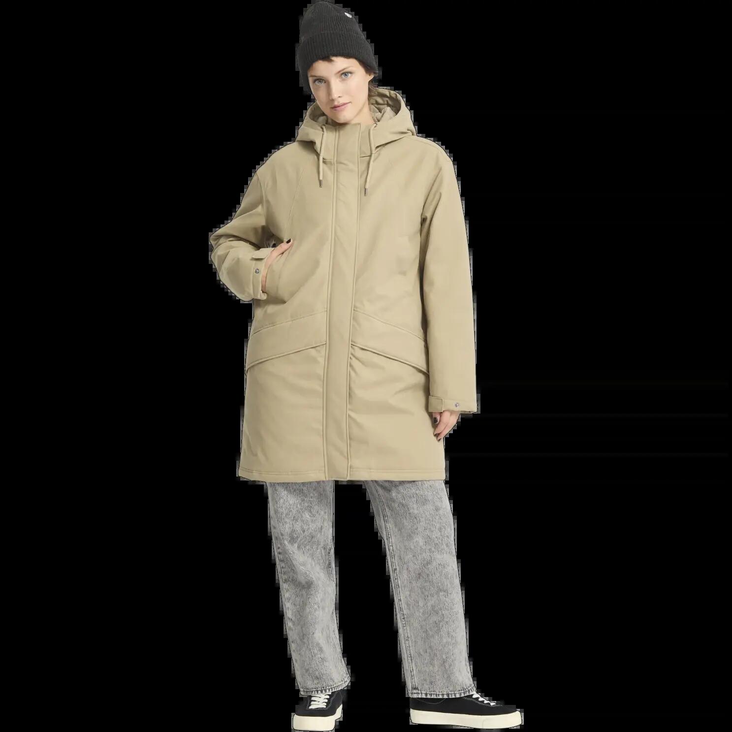 Veste Volcom Somestone Marron Kaki 5/8