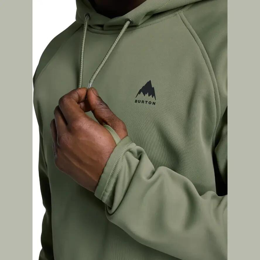 Sweatshirt com capuz Burton Crown Weatherproof Verde Floresta 5/5