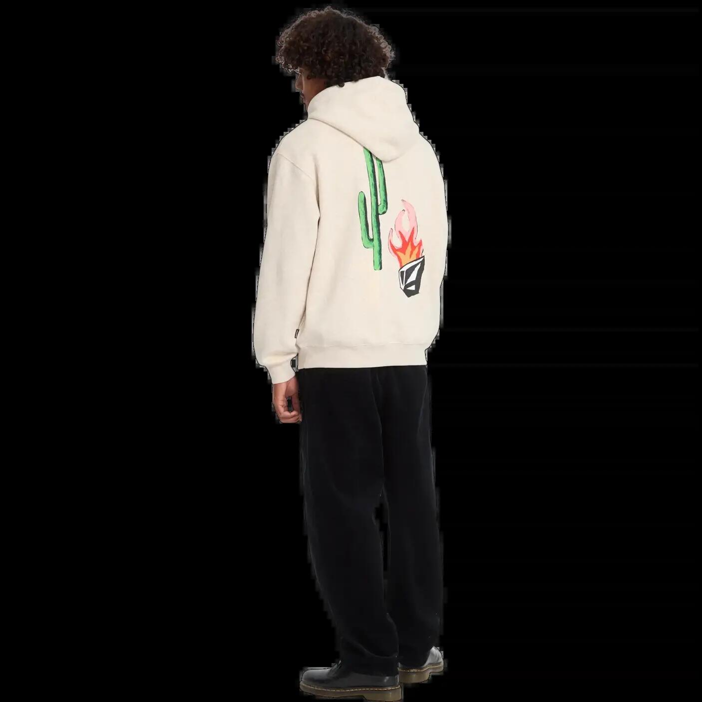 Sweatshirt com capuz Volcom FA MICKEY MASON PO Cinza Claro 7/7