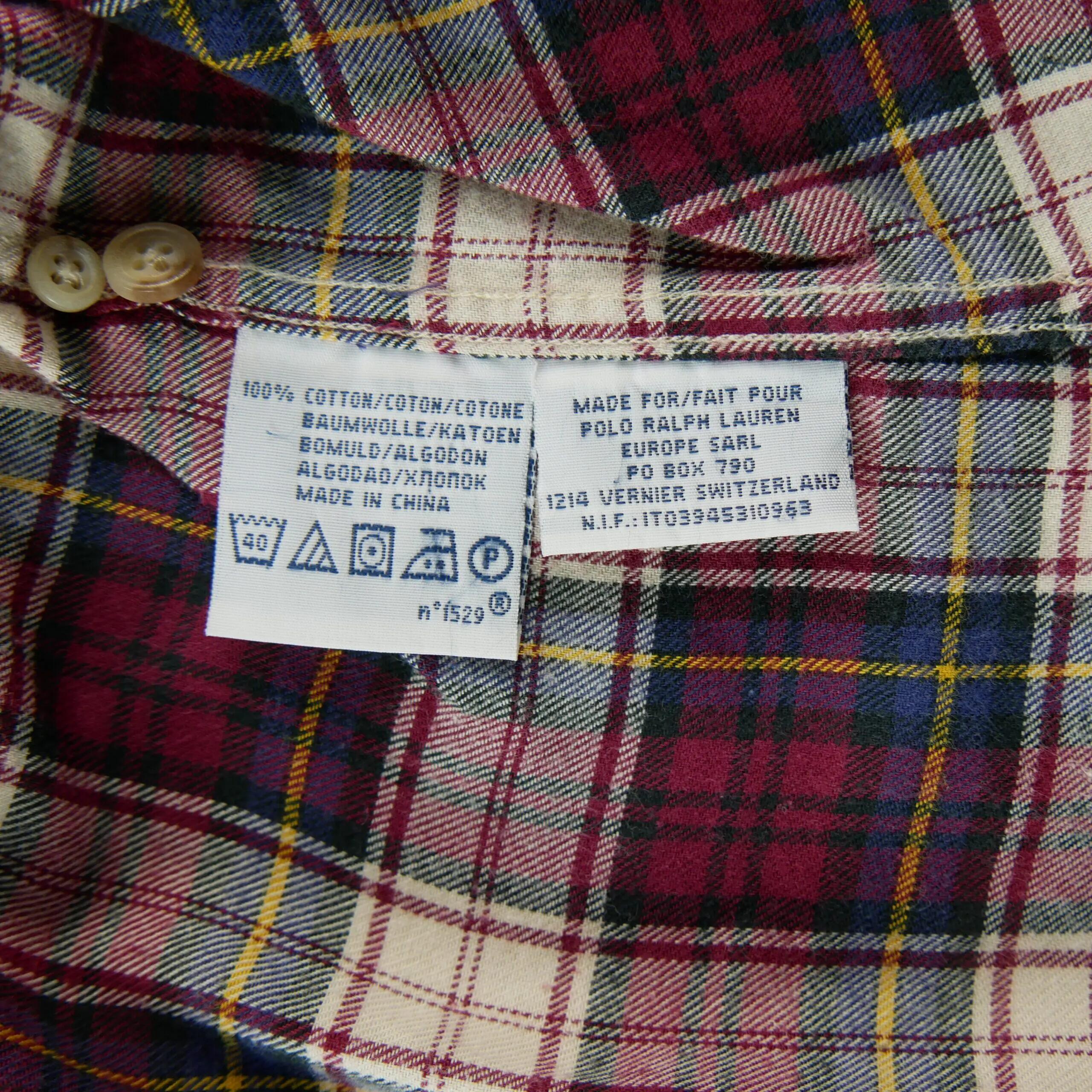 Second hand - Camicia classica uomo a quadri - Stato eccellente 7/8