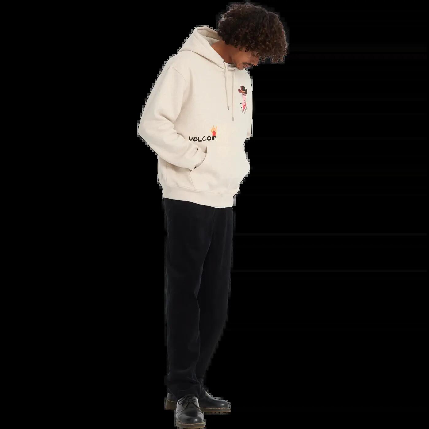 Sweatshirt com capuz Volcom FA MICKEY MASON PO Cinza Claro 6/7
