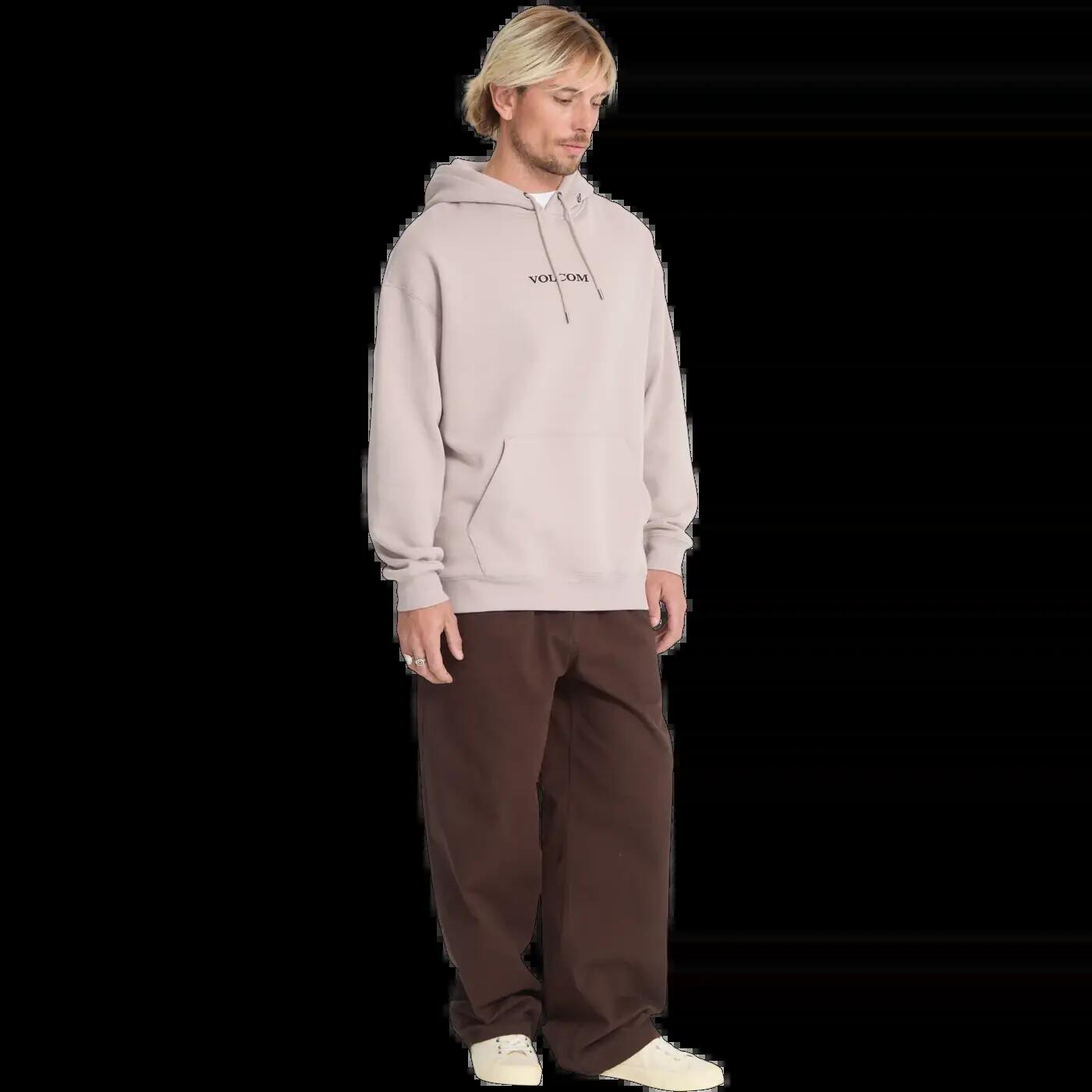 Sweat à capuche Volcom VOLCOM STONE PO Marron écorce 5/5