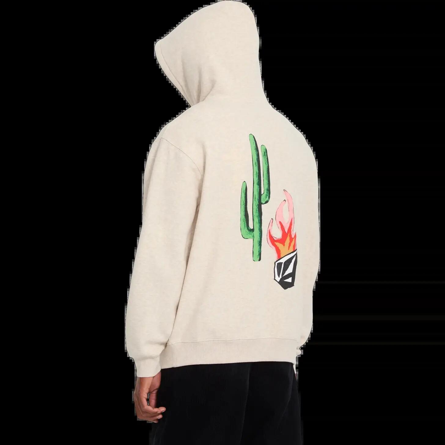 Sweatshirt com capuz Volcom FA MICKEY MASON PO Cinza Claro 5/7