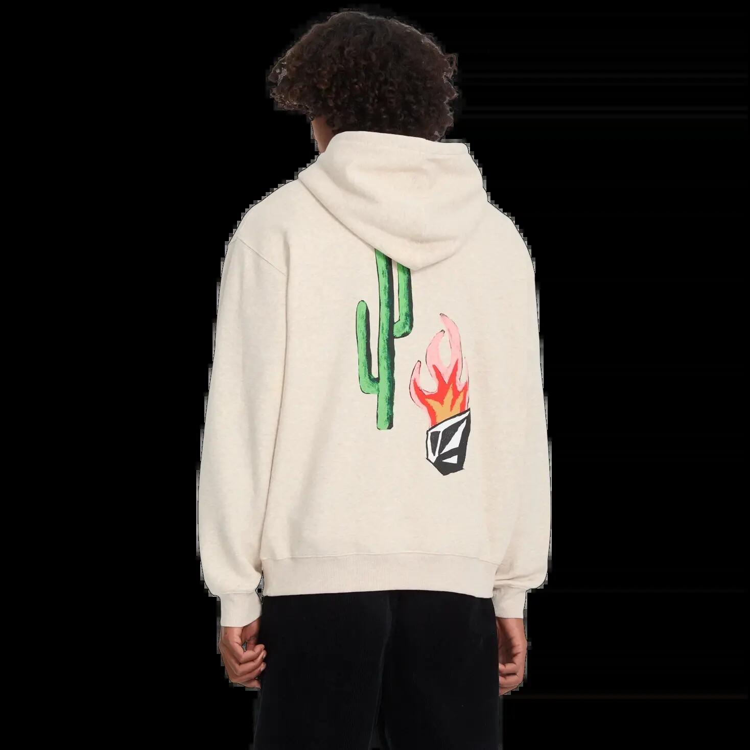 Sweatshirt com capuz Volcom FA MICKEY MASON PO Cinza Claro 2/7