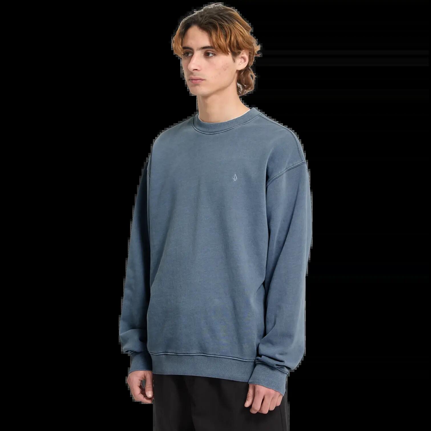Sweatshirt Volcom Single Stone Azul Lavado 5/5