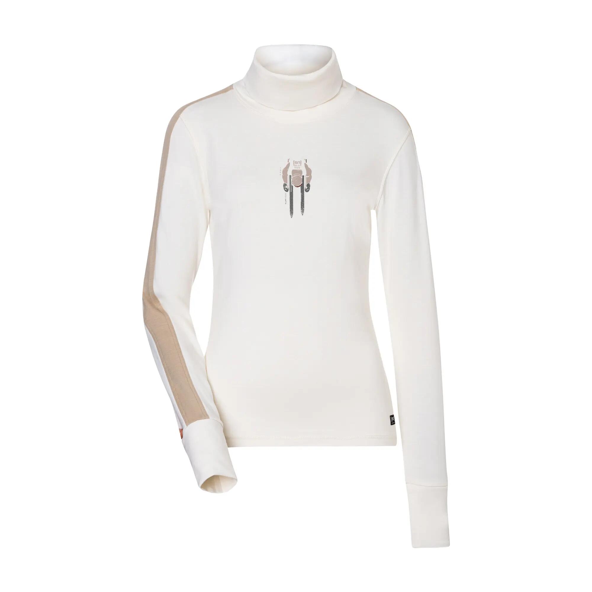 Super. Women's Racing Team Roll Neck Jumper fresh white / w. pepper / 7/7