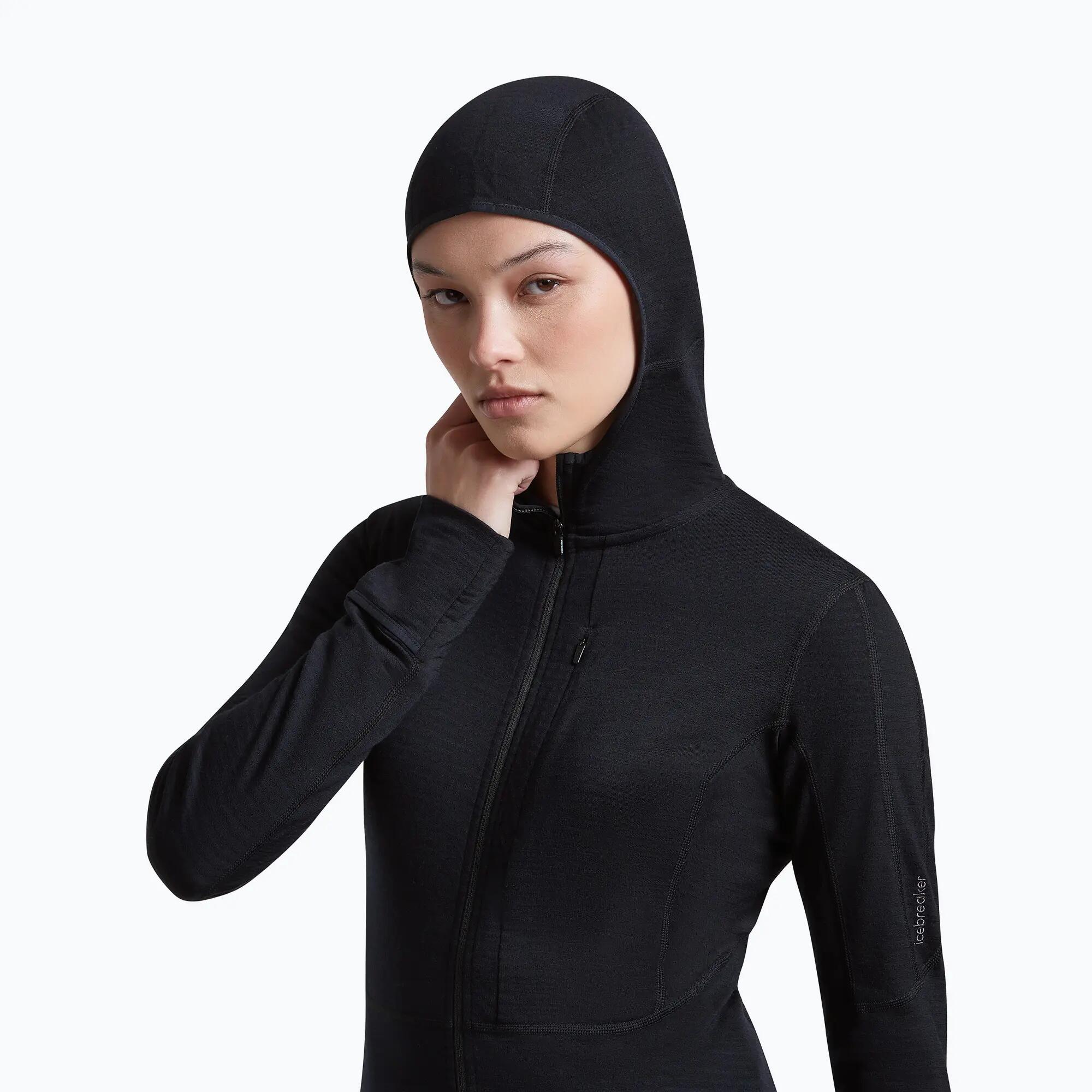 Icebreaker Damen Merino 200 Realfleece Descender Half Zip Trekking-Sweatshirt 6/7