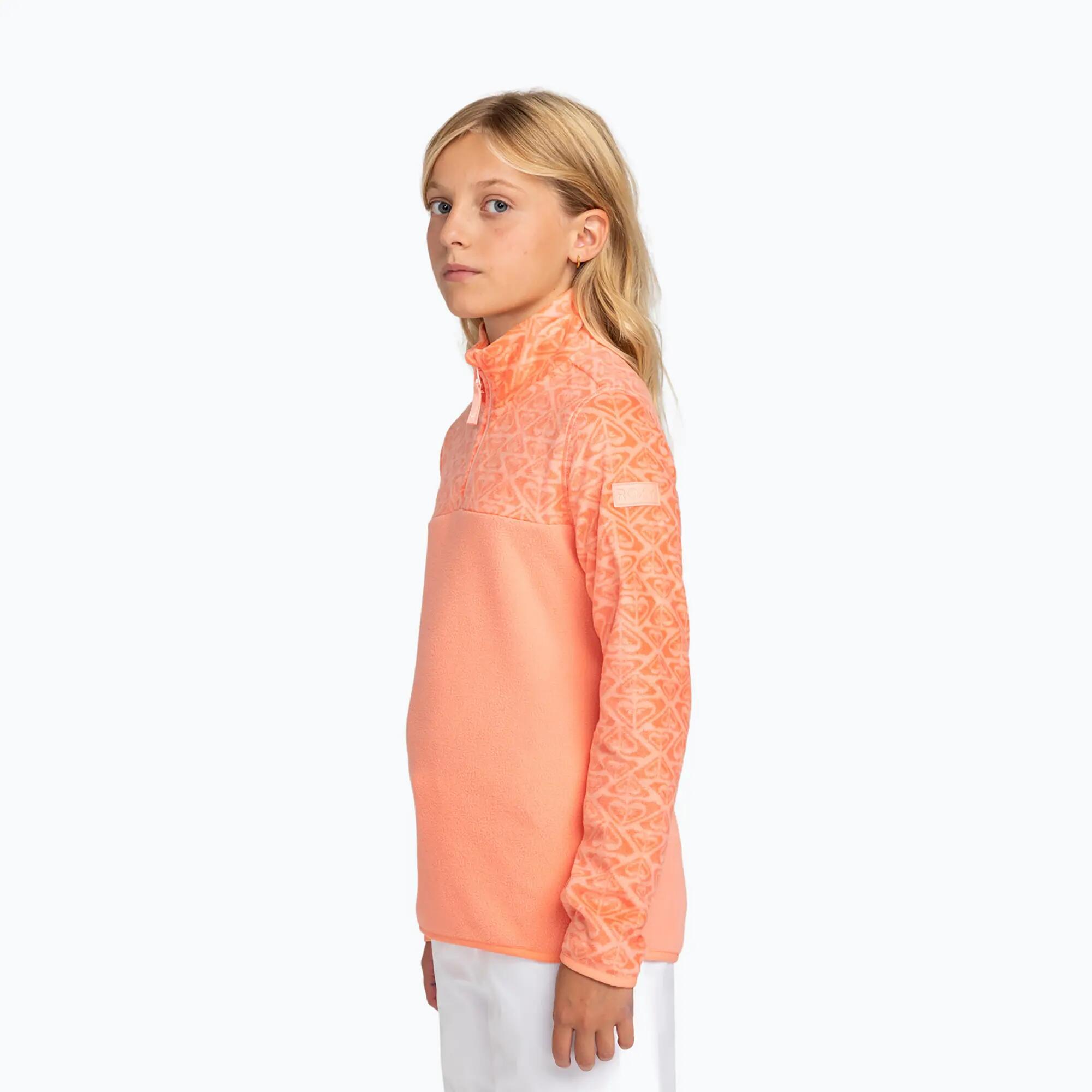 Bluza dziecięca ROXY Whitecamp Half Zip Girl 3/4