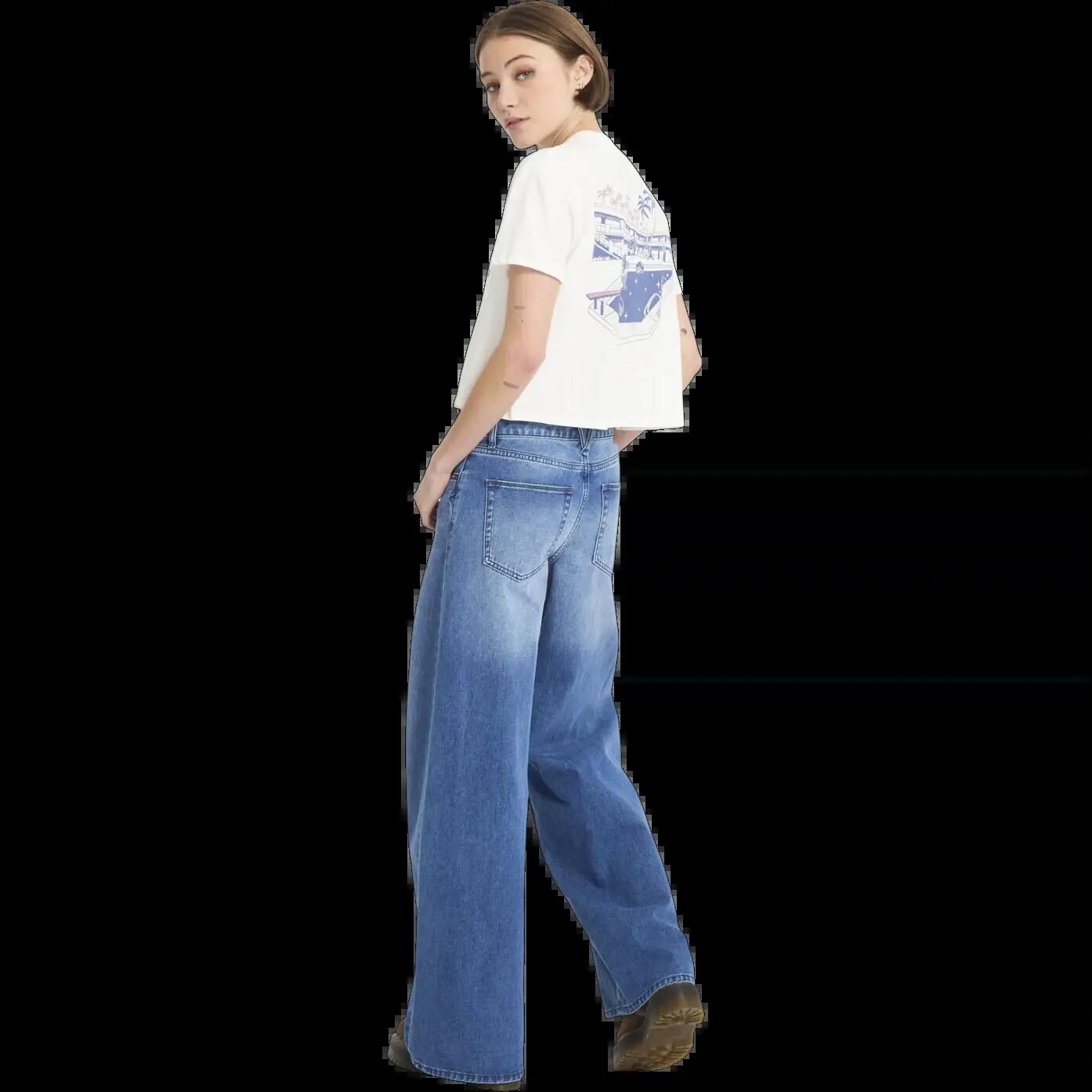 T-shirt Volcom Pocket Dial Branco Vintage 6/6