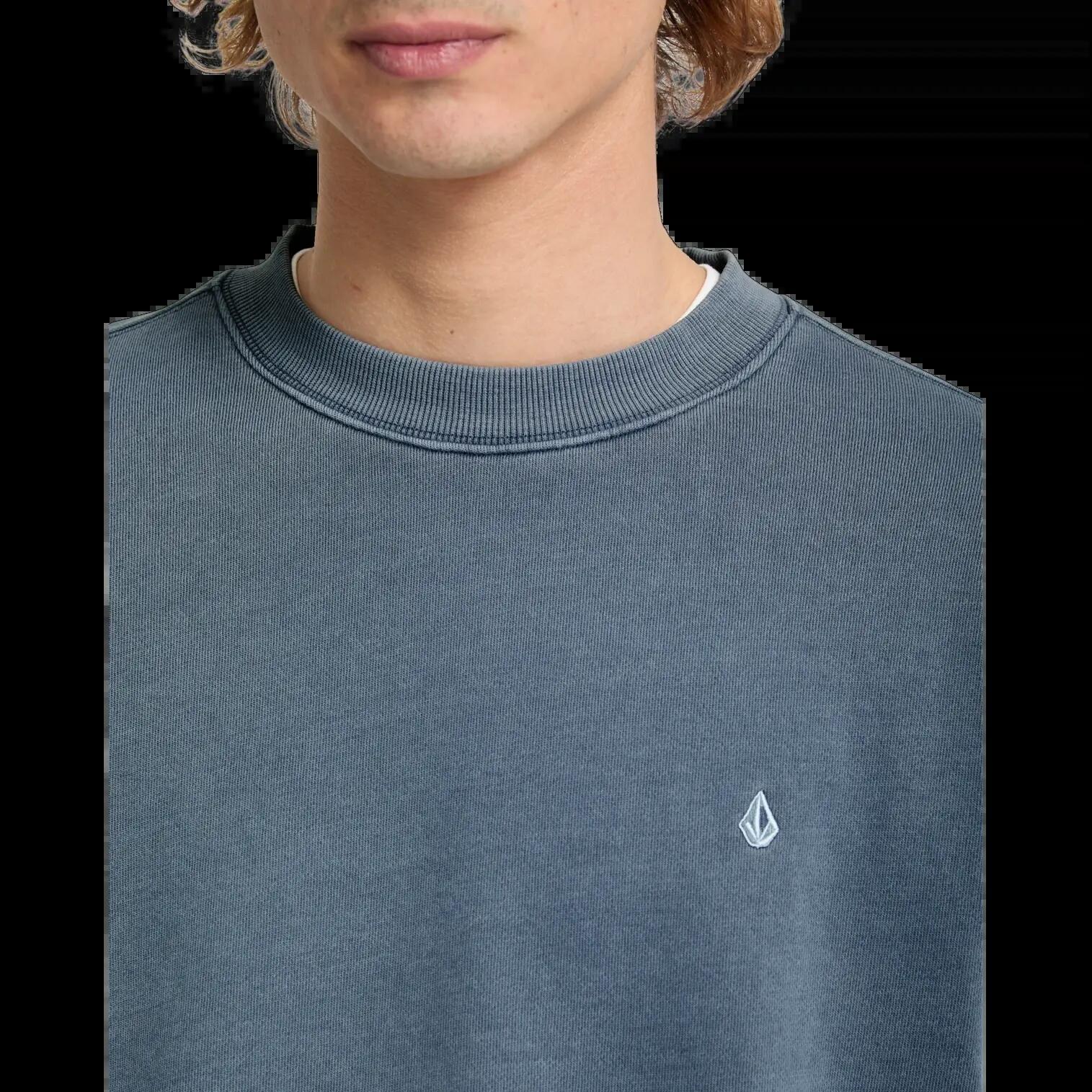 Sweatshirt Volcom Single Stone Azul Lavado 3/5