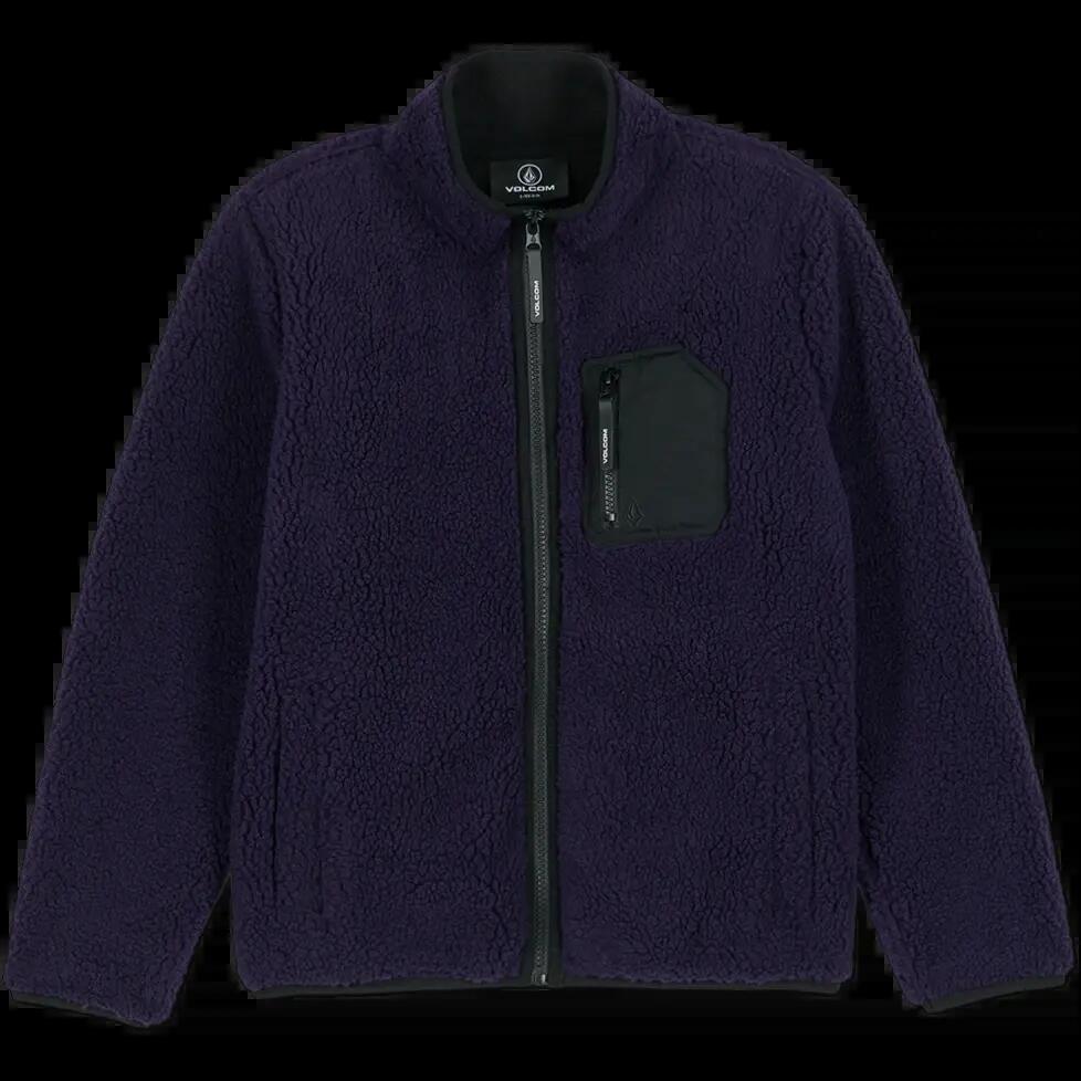 Sudadera Volcom Muzzer Fuzzar Morado Oscuro 1/3