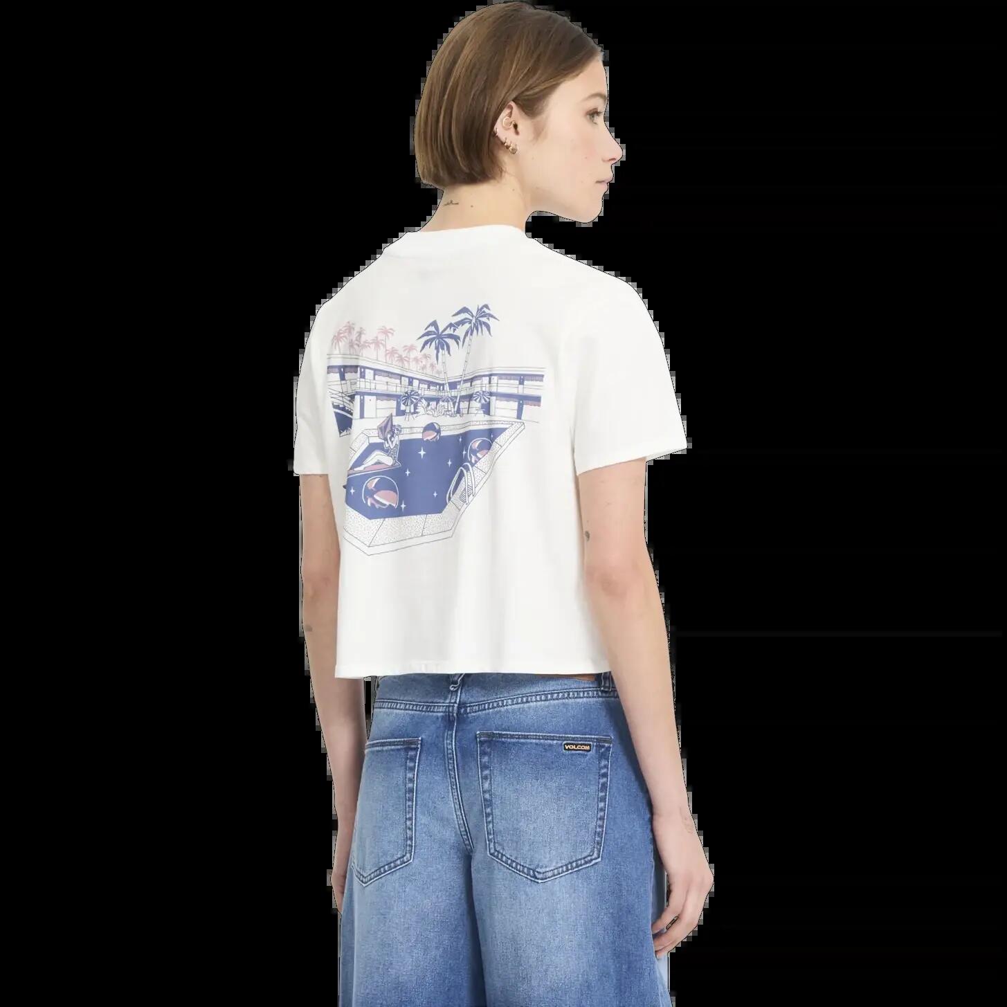 T-shirt Volcom Pocket Dial Branco Vintage 2/6