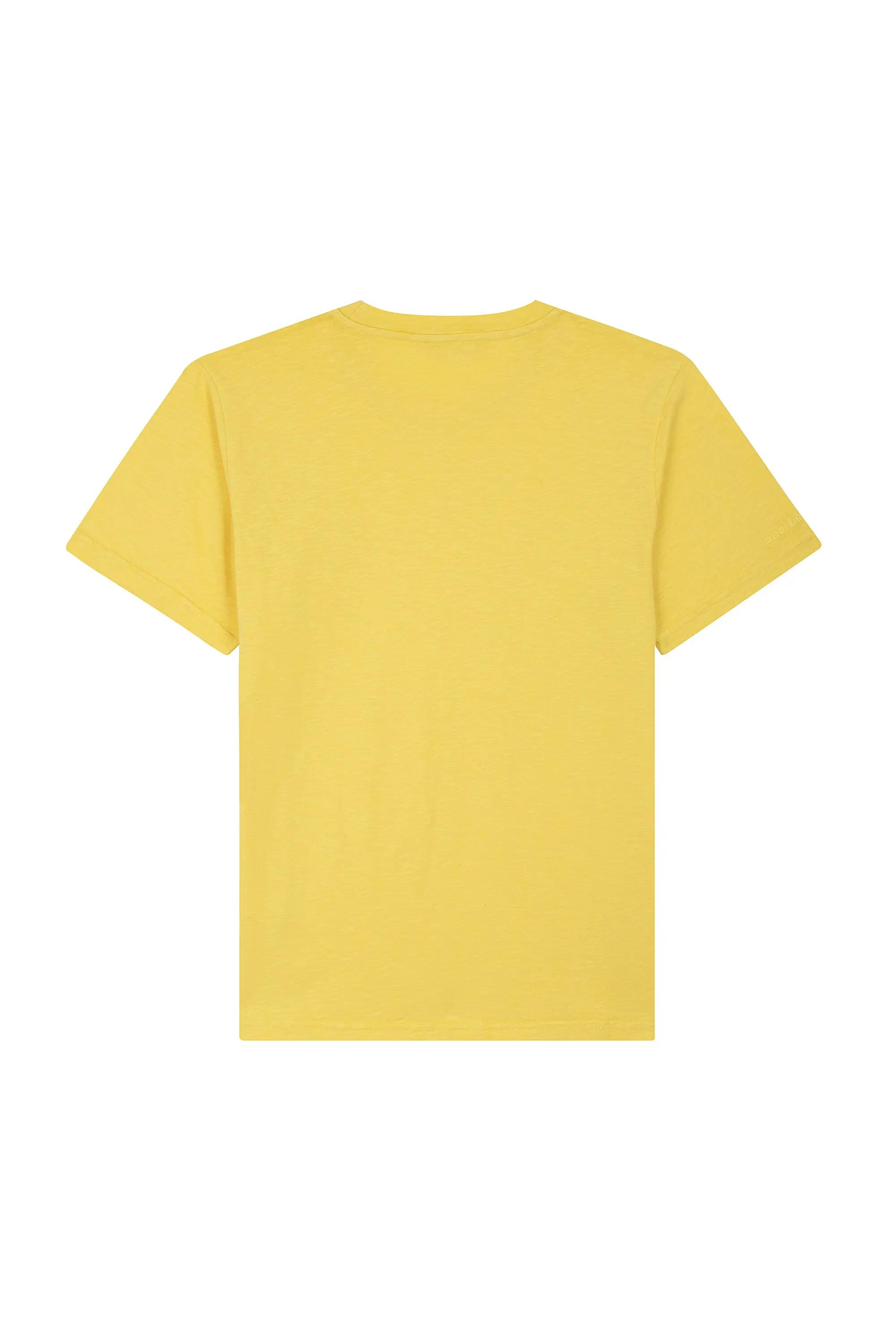 T-shirt - surf - unisexe - coton, poche et broderie - Pacific - bleu marine 7/15