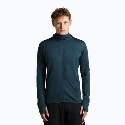 Icebreaker merino 300 realfleece descender zip hoodie heren trekkingvest