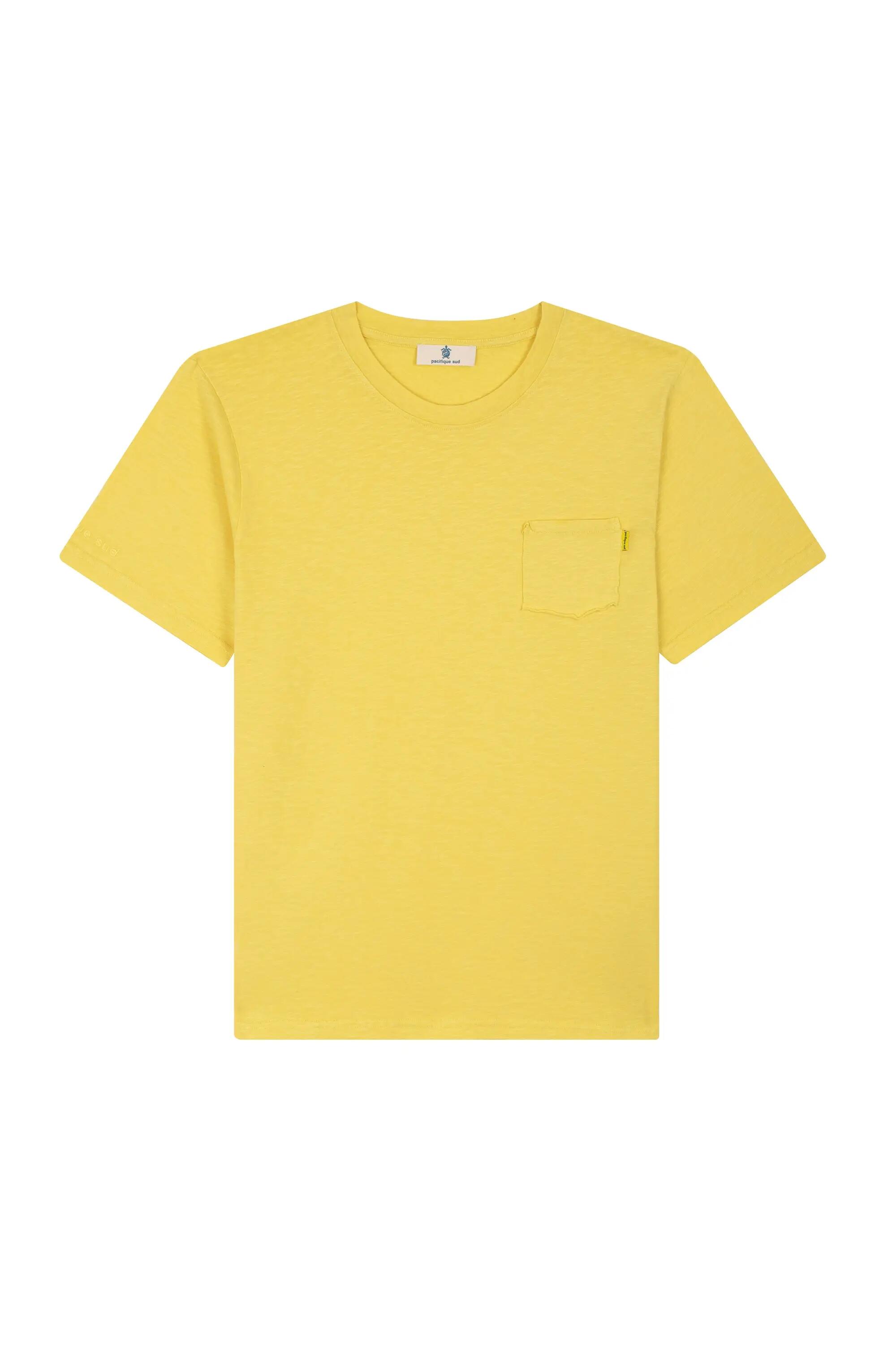T-shirt - surf - unisexe - coton, poche et broderie - Pacific - bleu marine 6/15