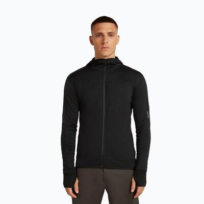 Icebreaker merino 300 realfleece descender zip hoodie heren trekkingvest