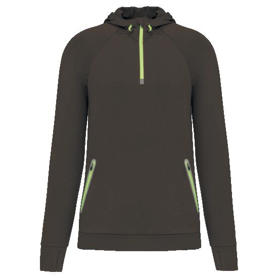 Poract 1/4 Zip Sport Hooded Sweatshirt