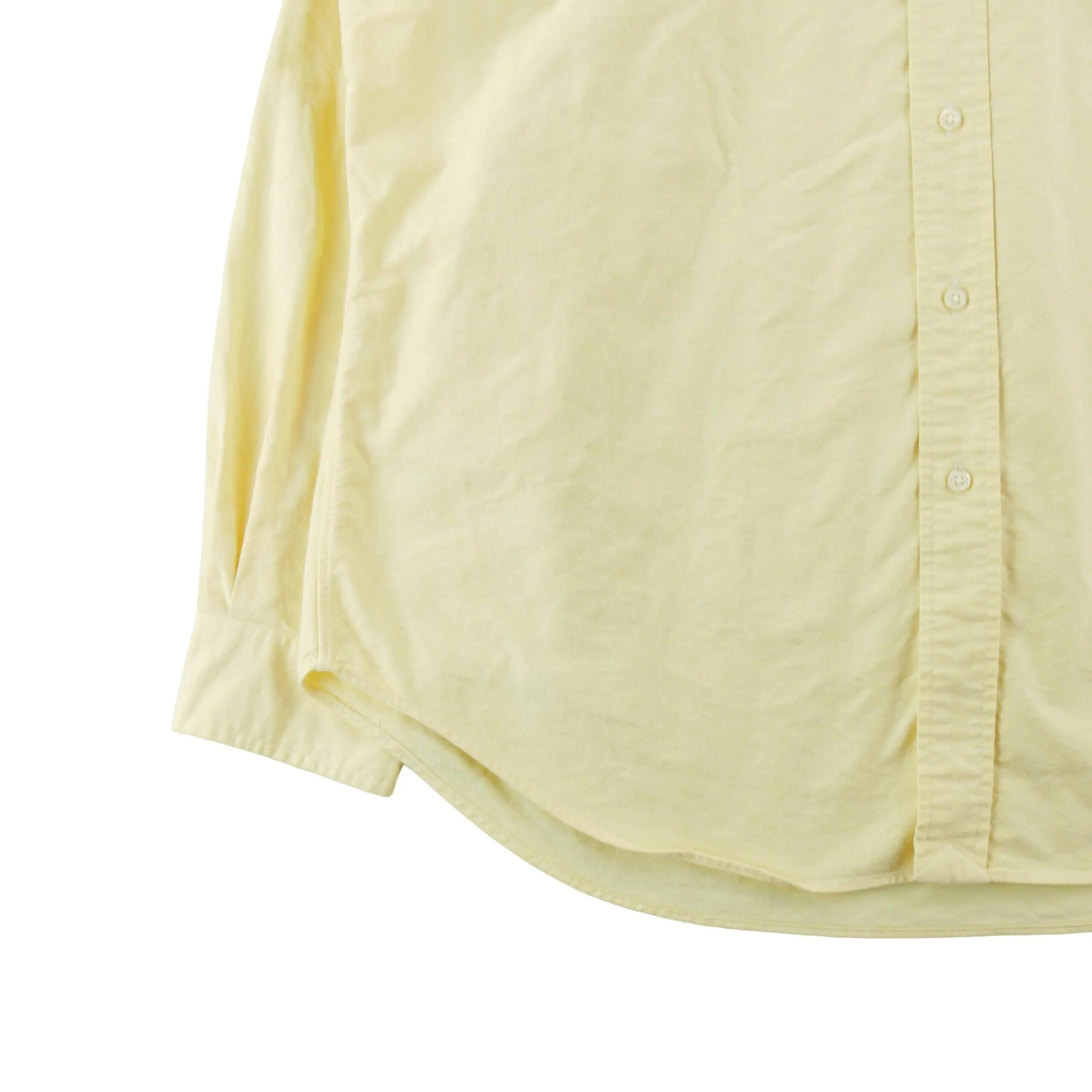 Second hand - Camicia classica uomo tinta unita gialla - Stato molto buono 5/6