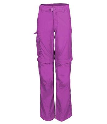 Kinder Trekkinghose Oppland Slim Fit Pfirsich