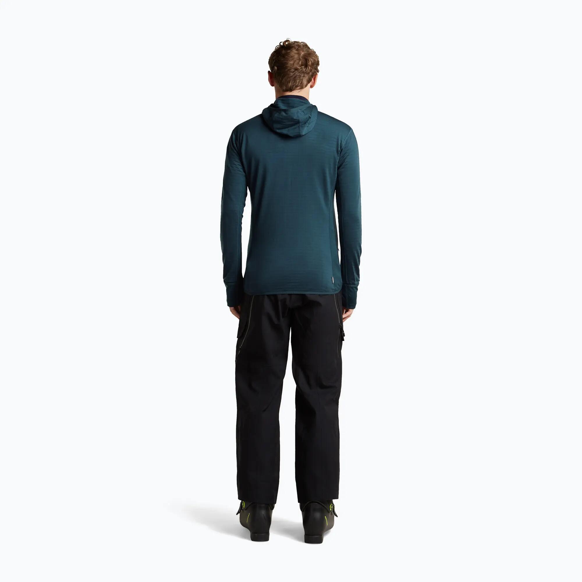 Casaco de trekking c/ capuz homem Icebreaker Merino 300 Realfleece Descender 5/7