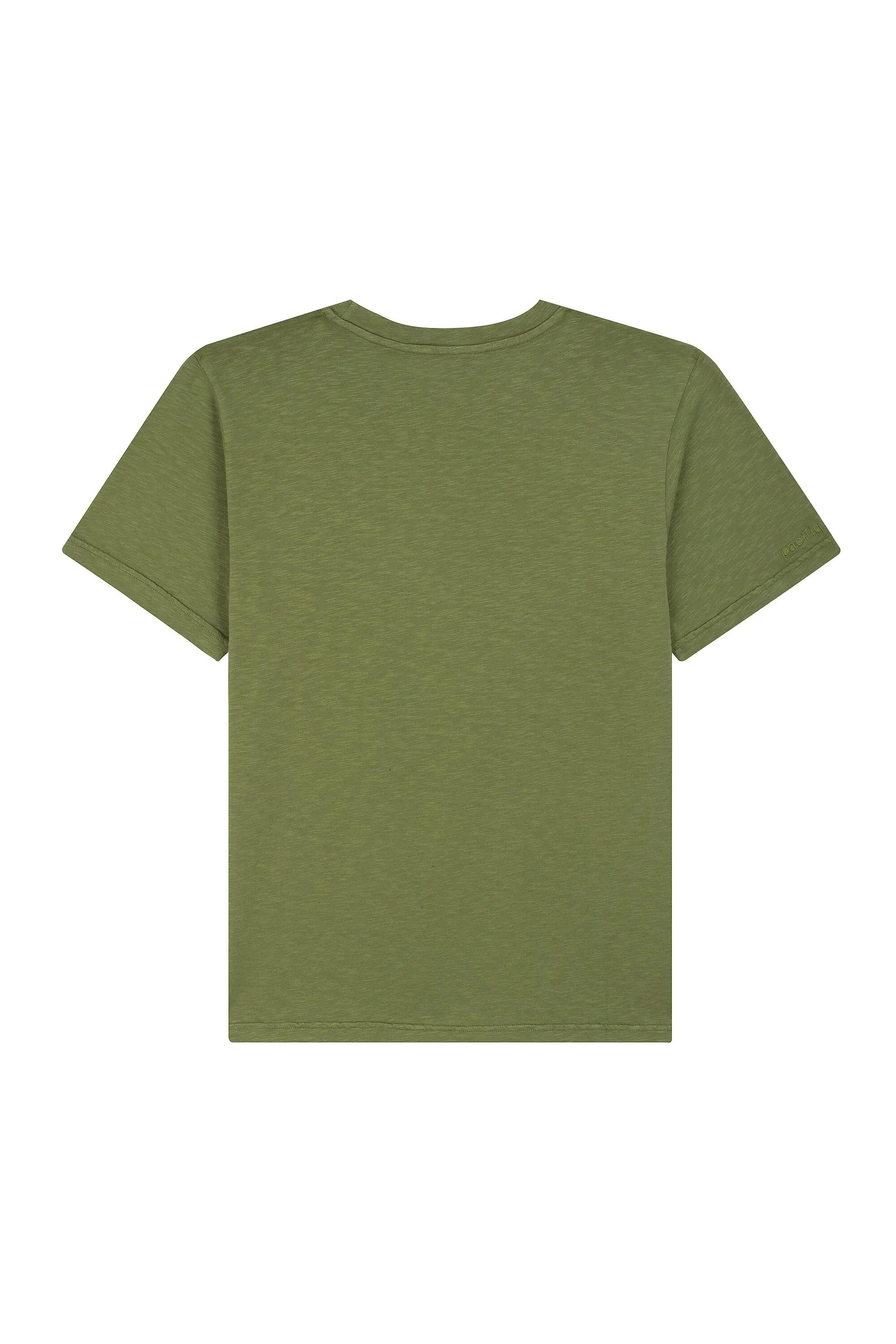 T-shirt - surf - unisexe - coton, poche et broderie - Pacific - bleu marine 3/15