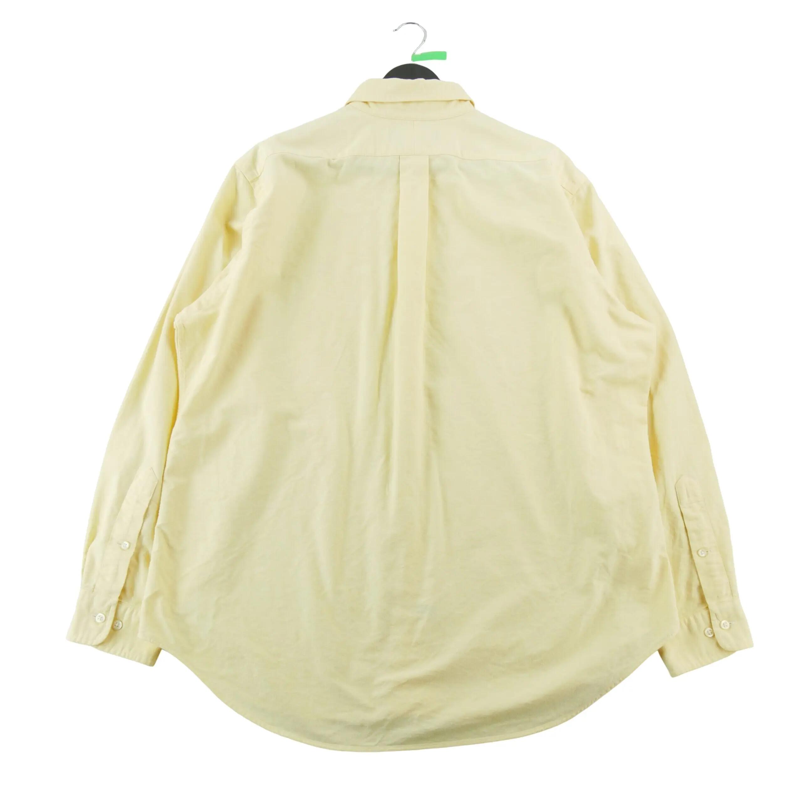 Second hand - Camicia classica uomo tinta unita gialla - Stato molto buono 3/6
