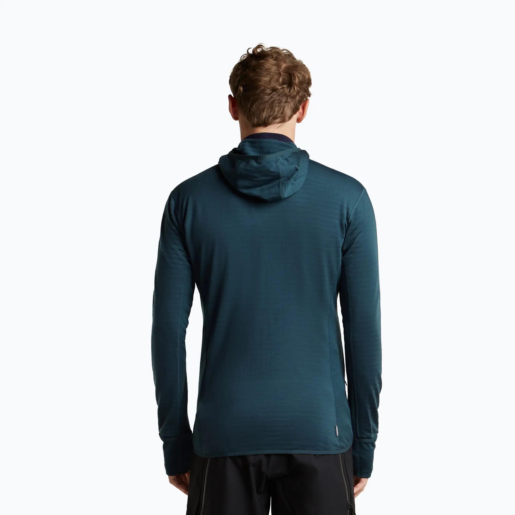 Casaco de trekking c/ capuz homem Icebreaker Merino 300 Realfleece Descender 3/7