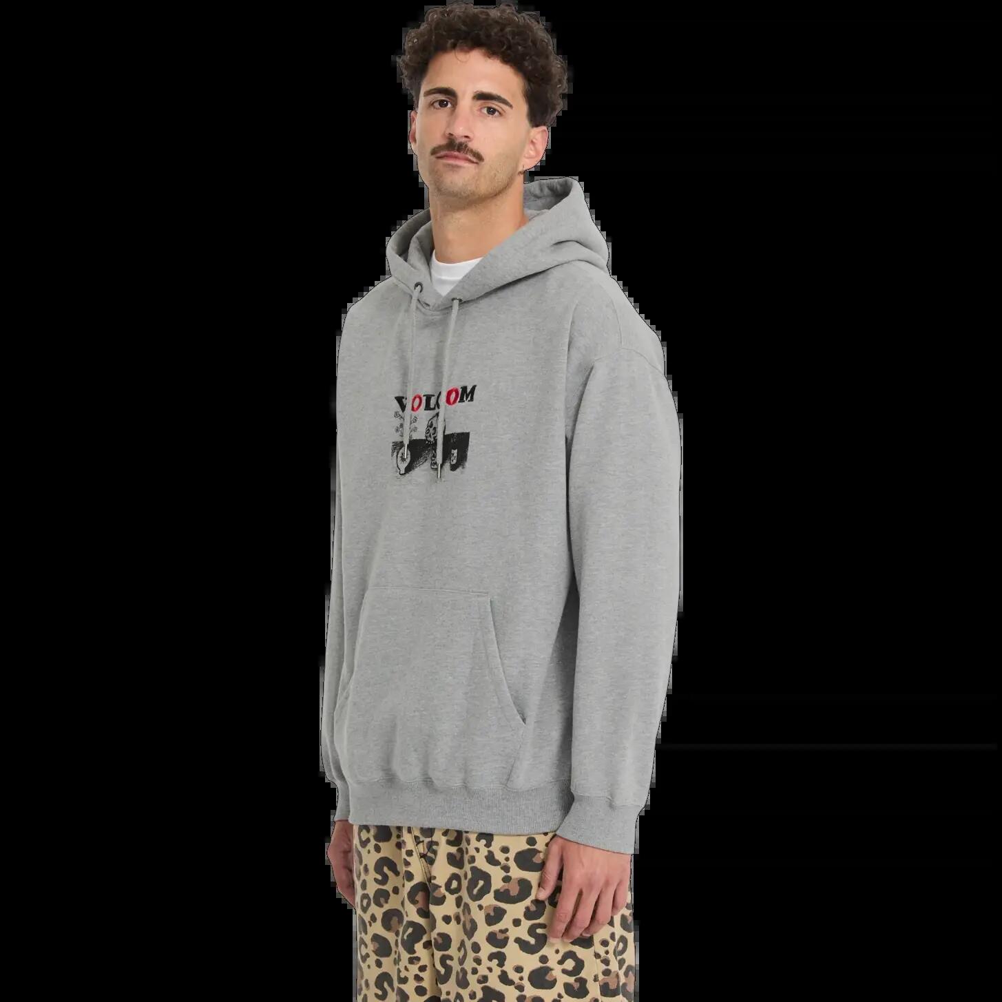 Sudadera con capucha Volcom FA SETH CONBOY PO Gris Jaspeado 3/8