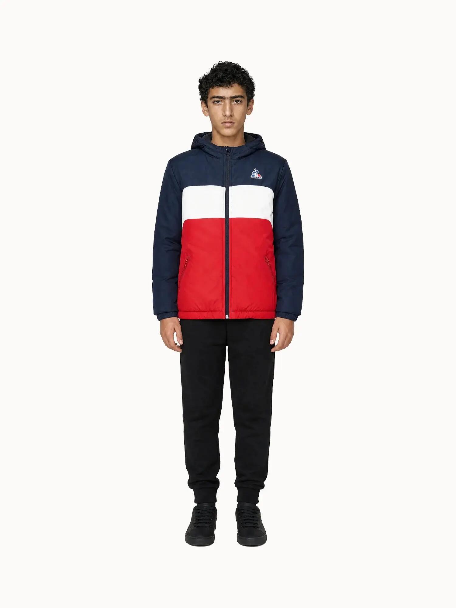 Doudoune à capuche déperlante Essentiel tricolore 5/5