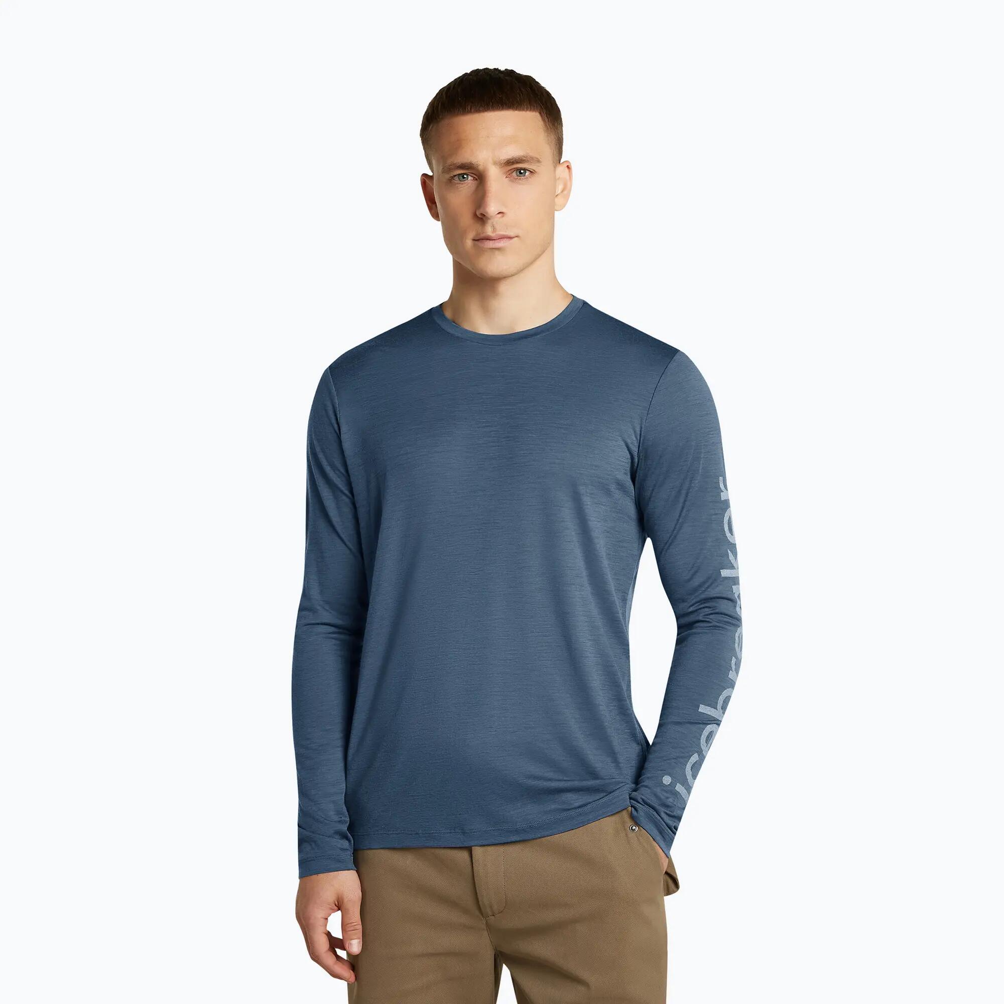 Icebreaker Merino 150 Tech Lite IB Vertical Dawn thermoshirt voor heren 5/7
