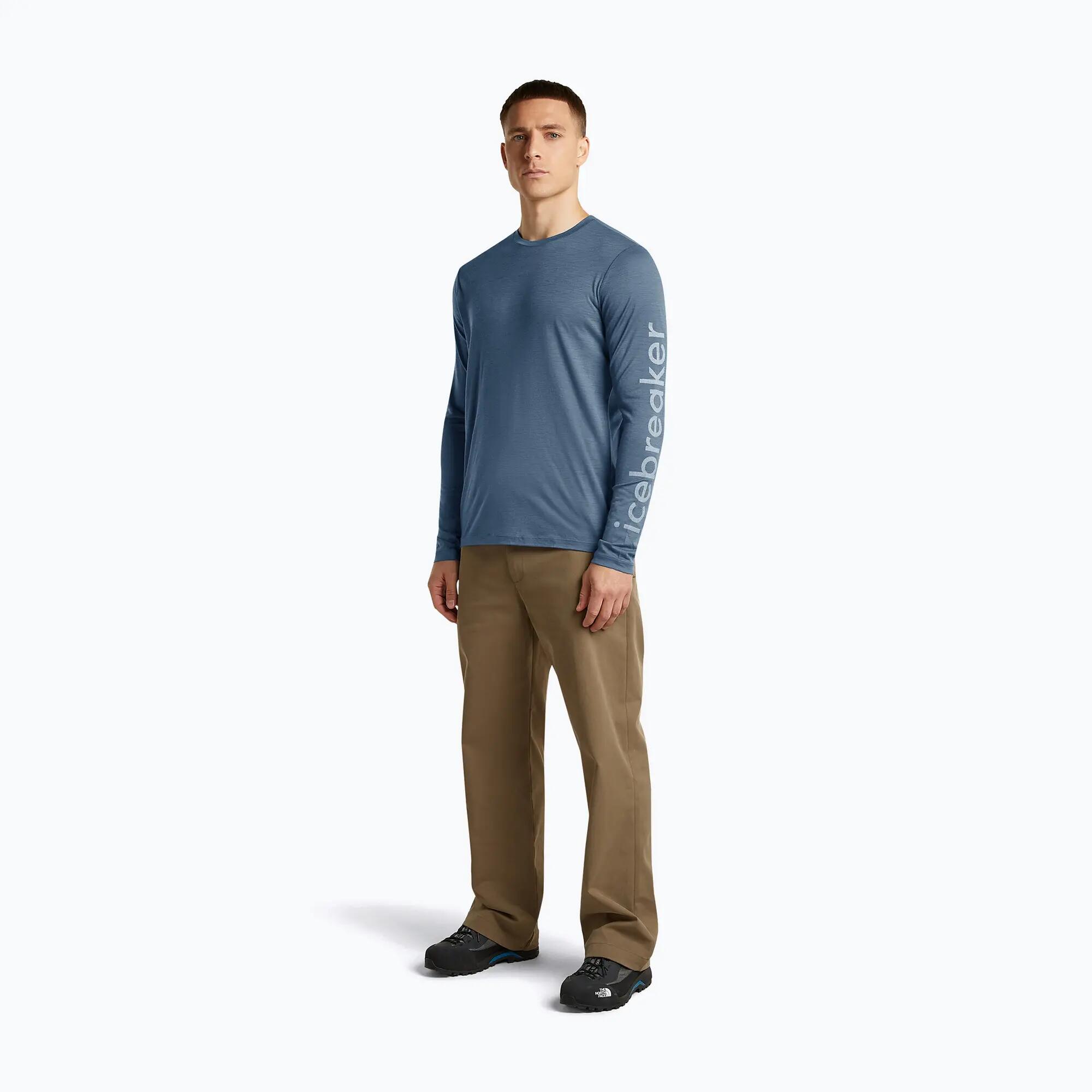 Icebreaker Merino 150 Tech Lite IB Vertical Dawn thermoshirt voor heren 4/7