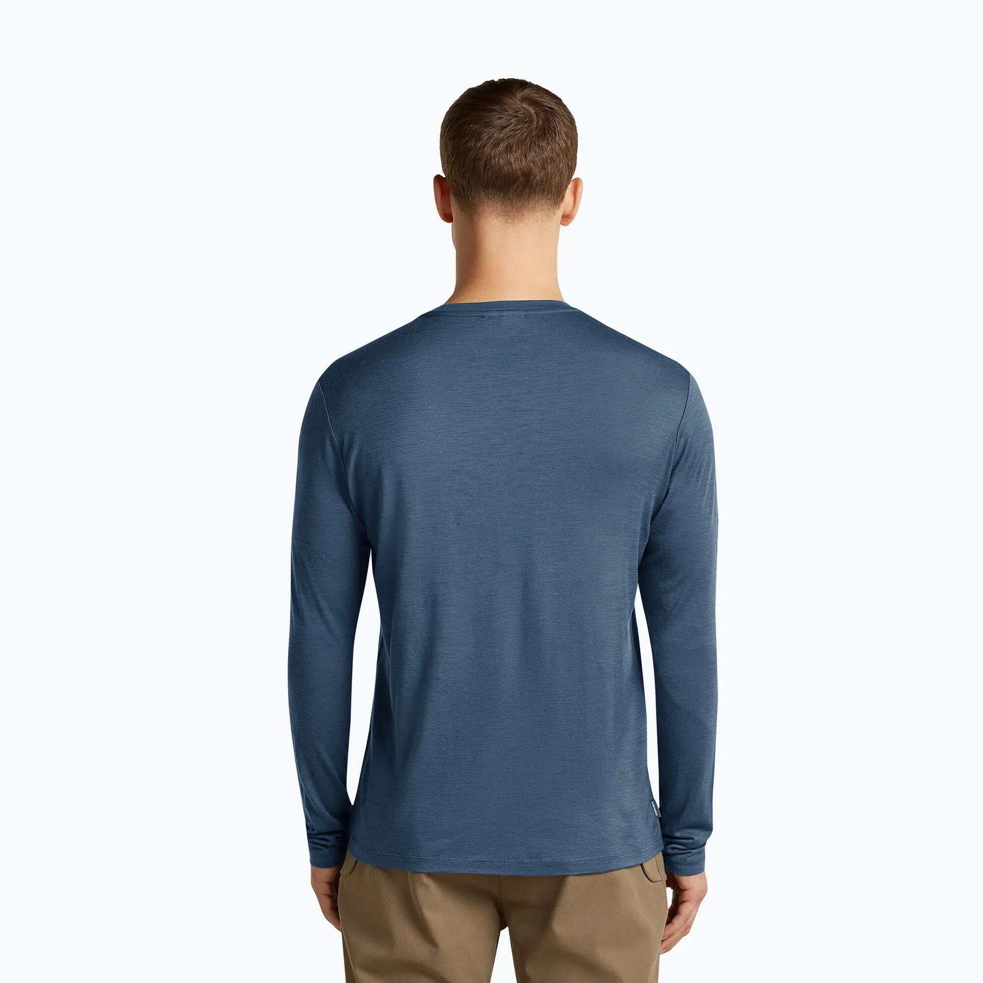 Icebreaker Merino 150 Tech Lite IB Vertical Dawn thermoshirt voor heren 3/7