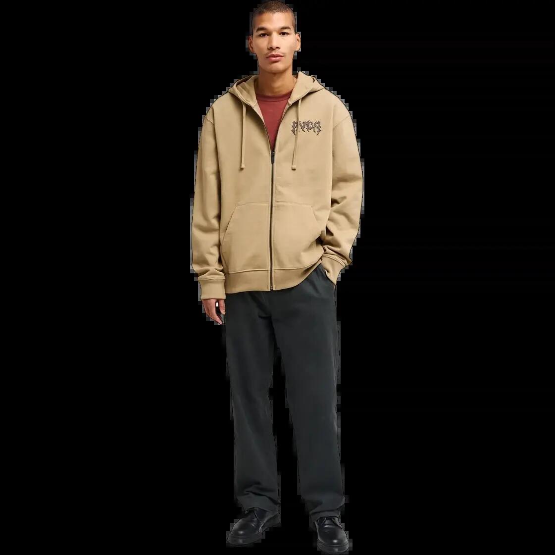 Sudadera con capucha y cremallera Rvca Cobra Emire Marrón 6/8