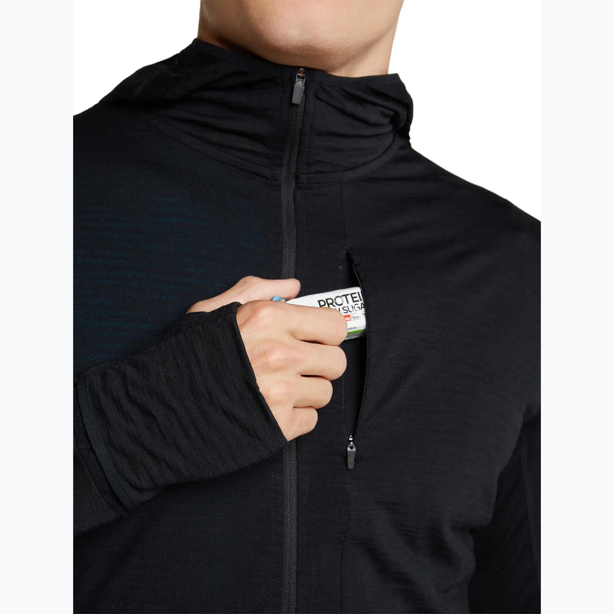 Icebreaker Men's Merino 200 Realfleece Descender Half Zip Trekking Sweatshirt 7/7
