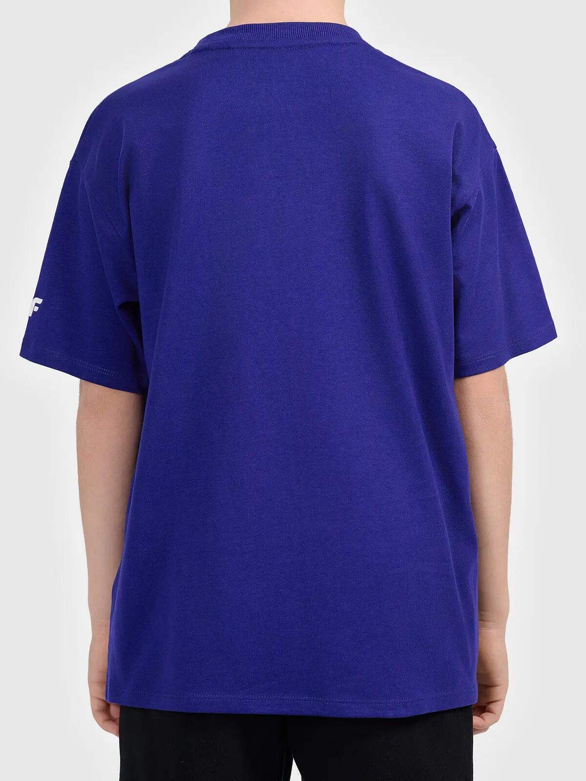 T-shirt bawełniany chłopięcy 4F 4FJWAW26TTSHM3516 5/5