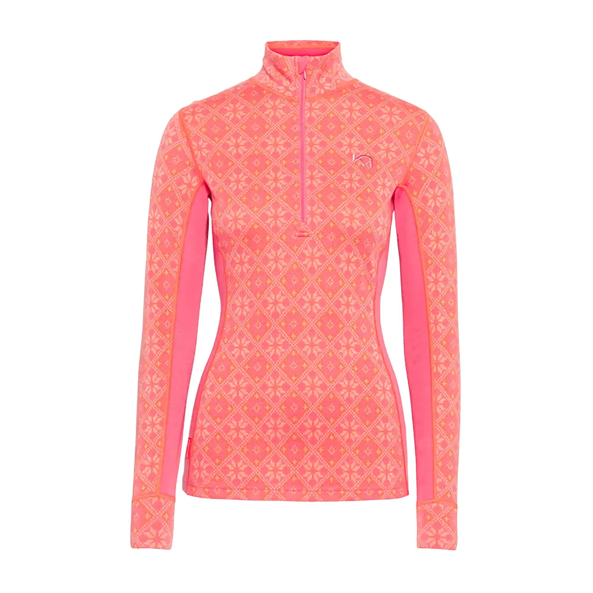 Bluza termoaktywna damska KARI TRAA Rose Half Zip 3/7